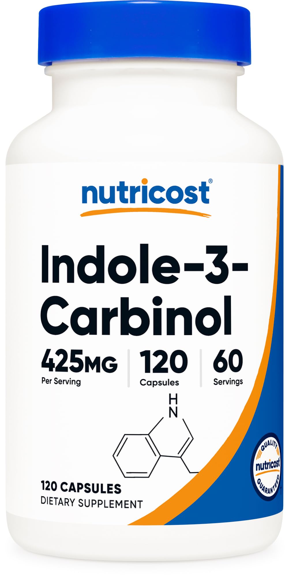 Nutricost Indole-3-Carbinol 425mg Capsule, 120 Capsules