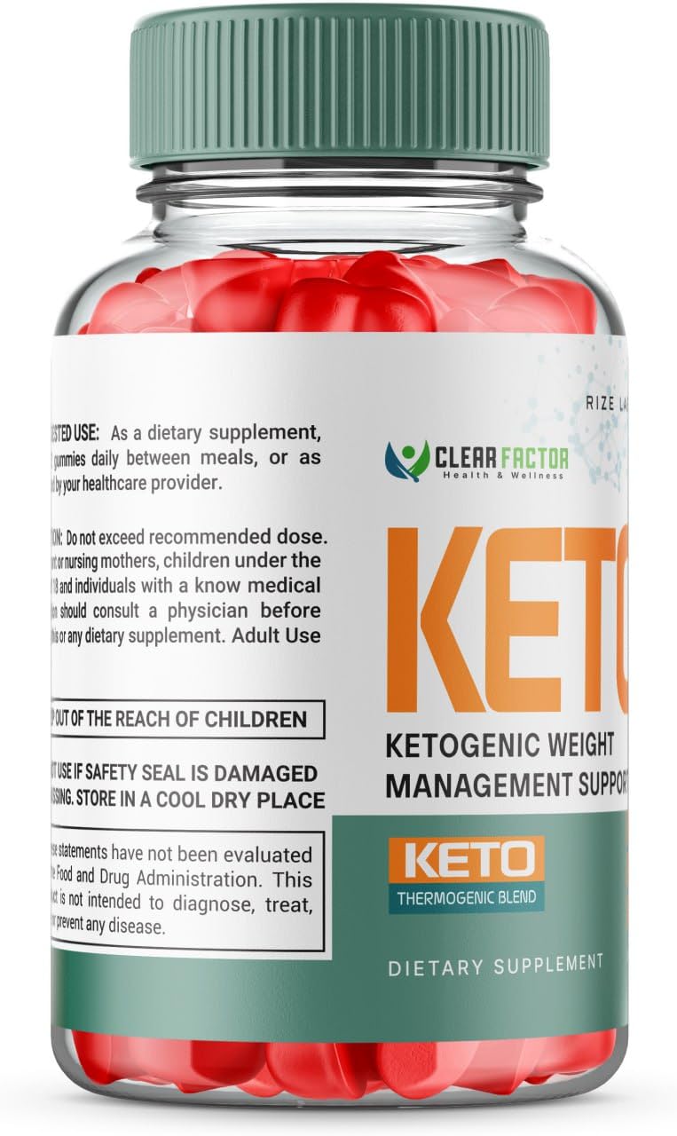 Rize Labs Clear Factor Keto ACV Gummies, 120 Gummies