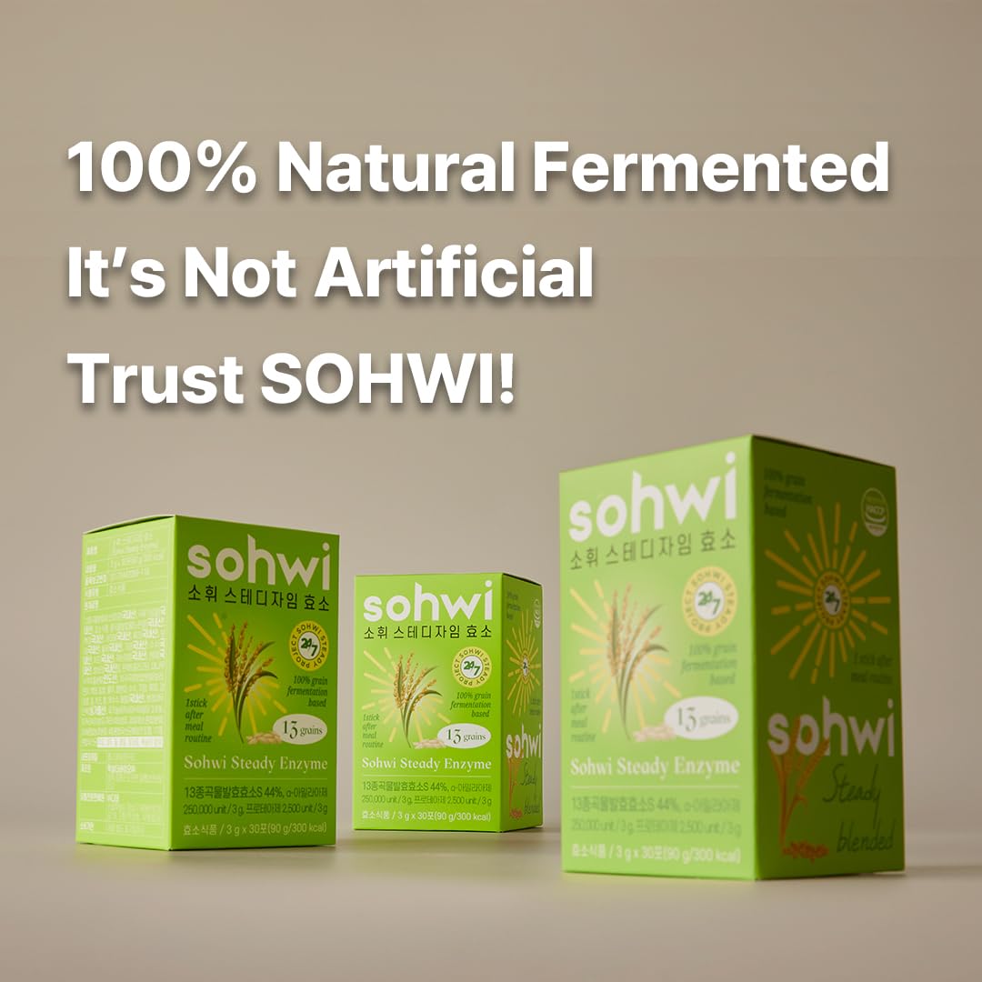 SOHWI Digestive Enzyme Sticks, 30 Sticks