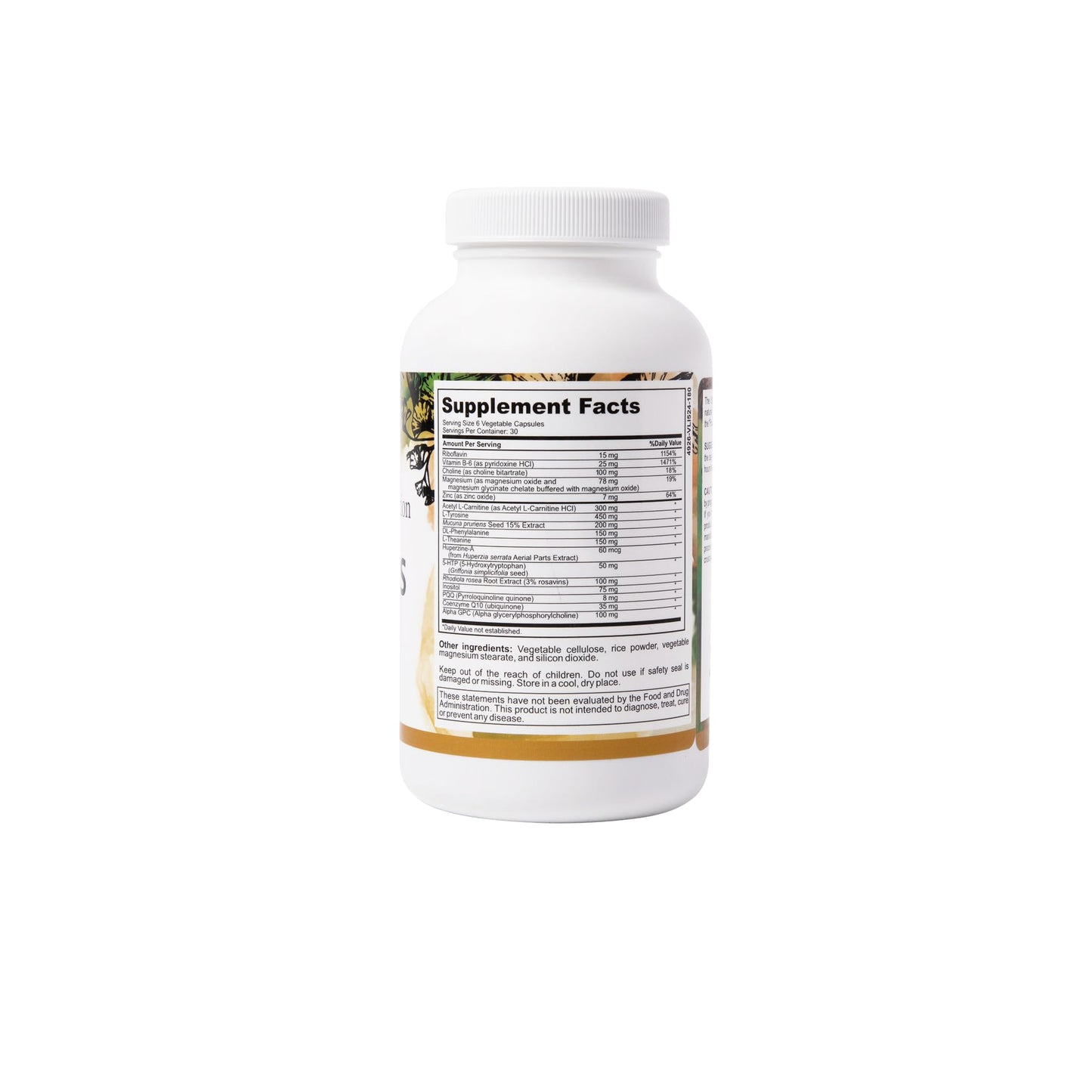 Inspired Nutrition in-Focus Capsule, 180 Capsules