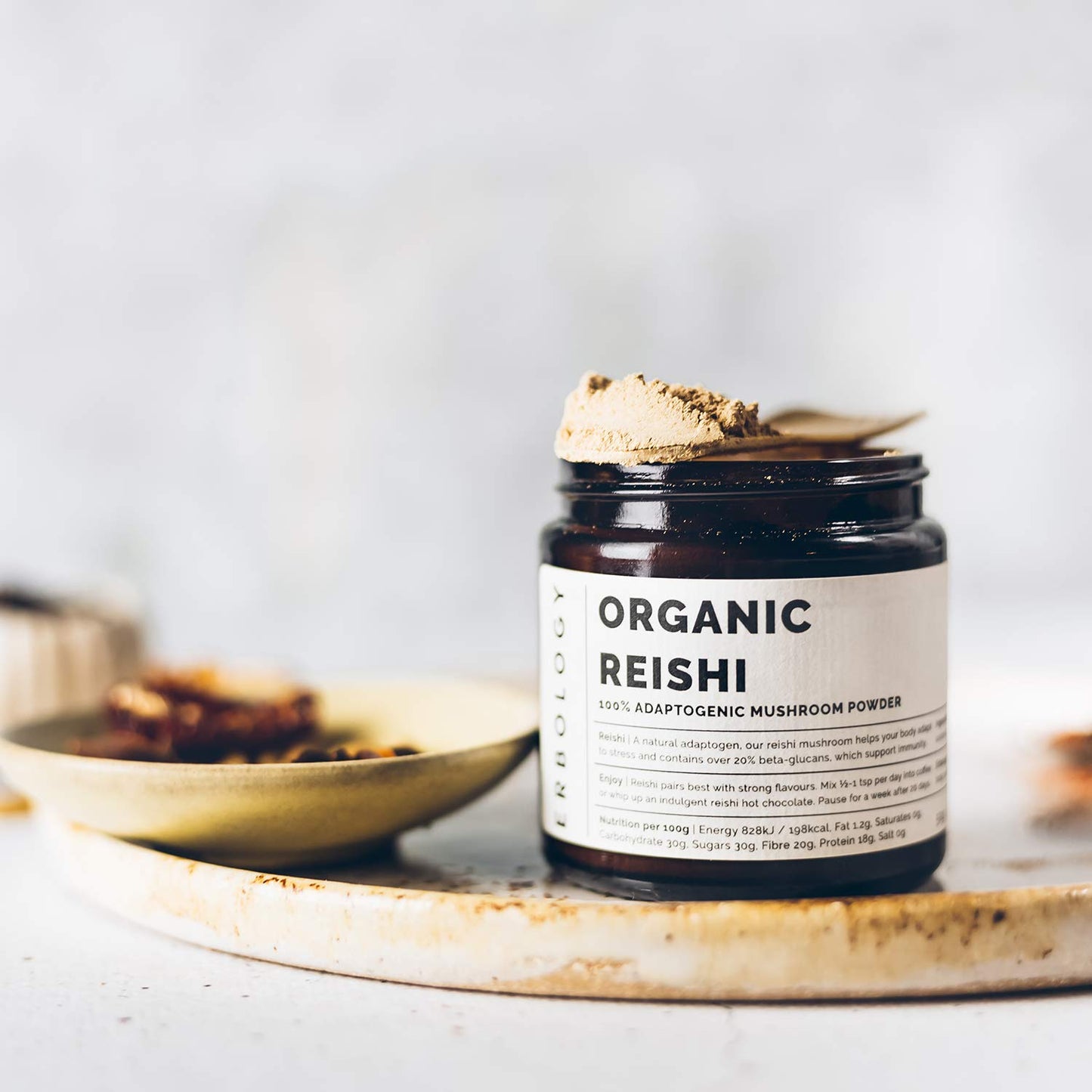 Erbology Organic Reishi Mushroom Powder 1.8 oz
