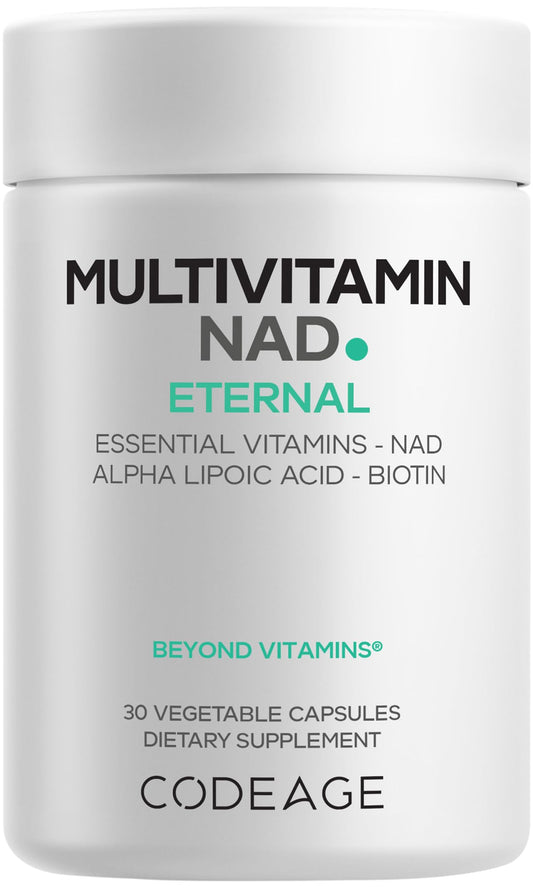 Codeage Multivitamin NAD+ Supplement Capsule, 30 Capsules