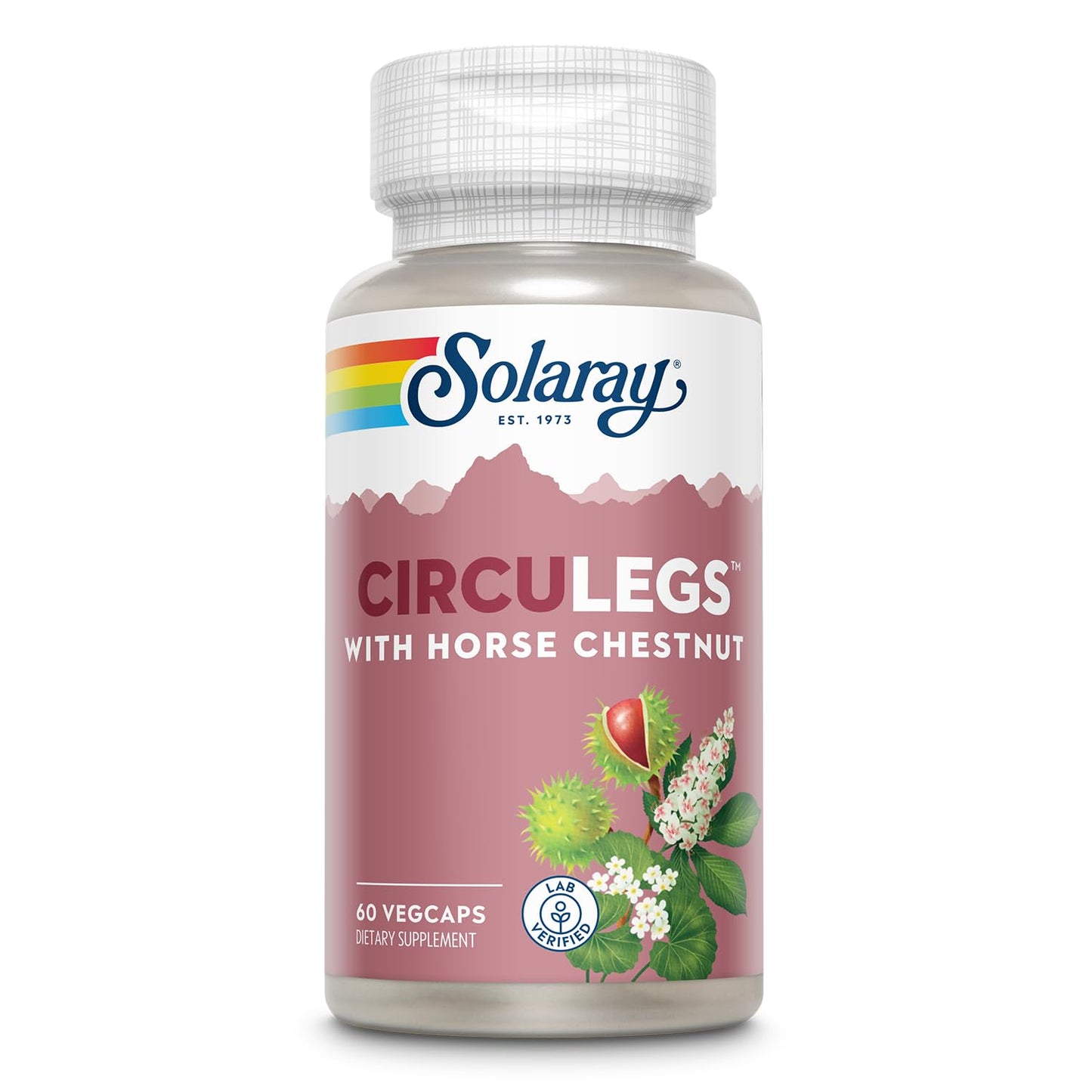 SOLARAY Circulegs Capsules, 60 Count