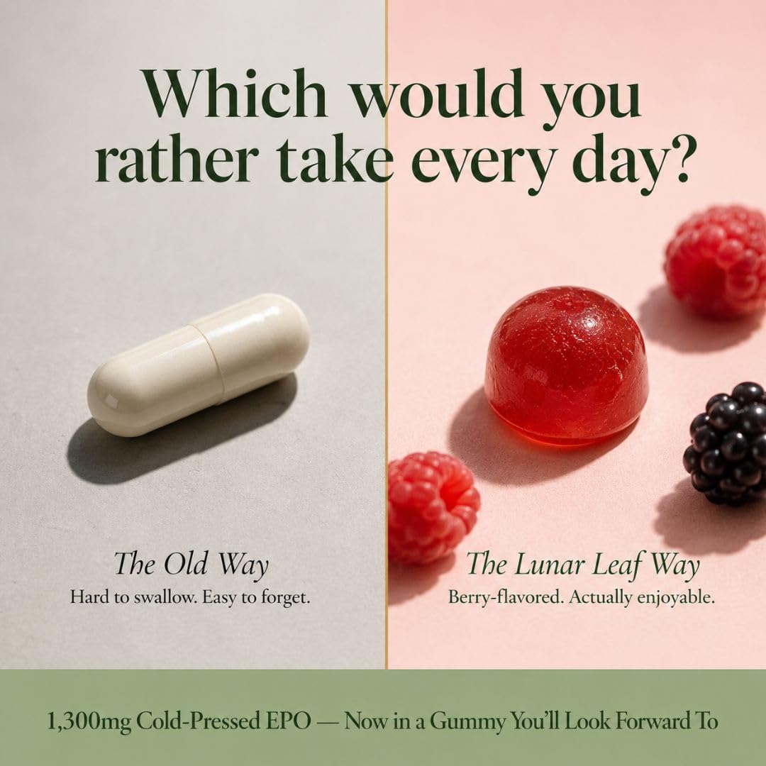 Lunar Leaf Evening Primrose Oil Gummies 60 Gummies