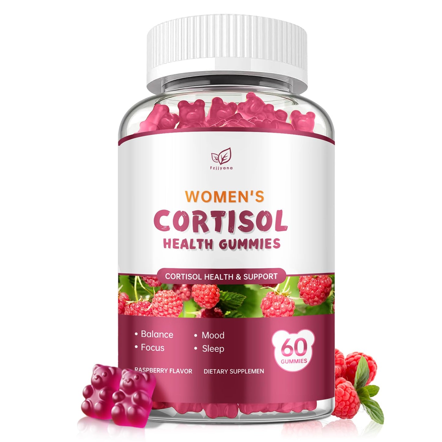 Fzjjyana Cortisol Manager Gummies 60 Count