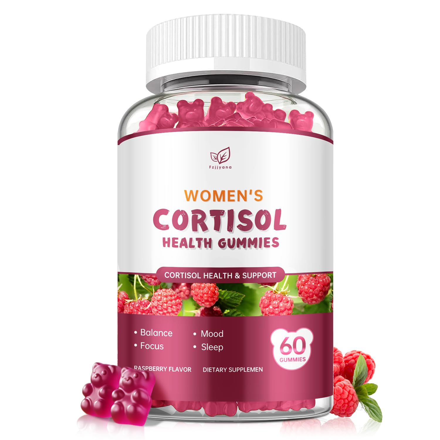 Fzjjyana Cortisol Manager Gummies 60 Count