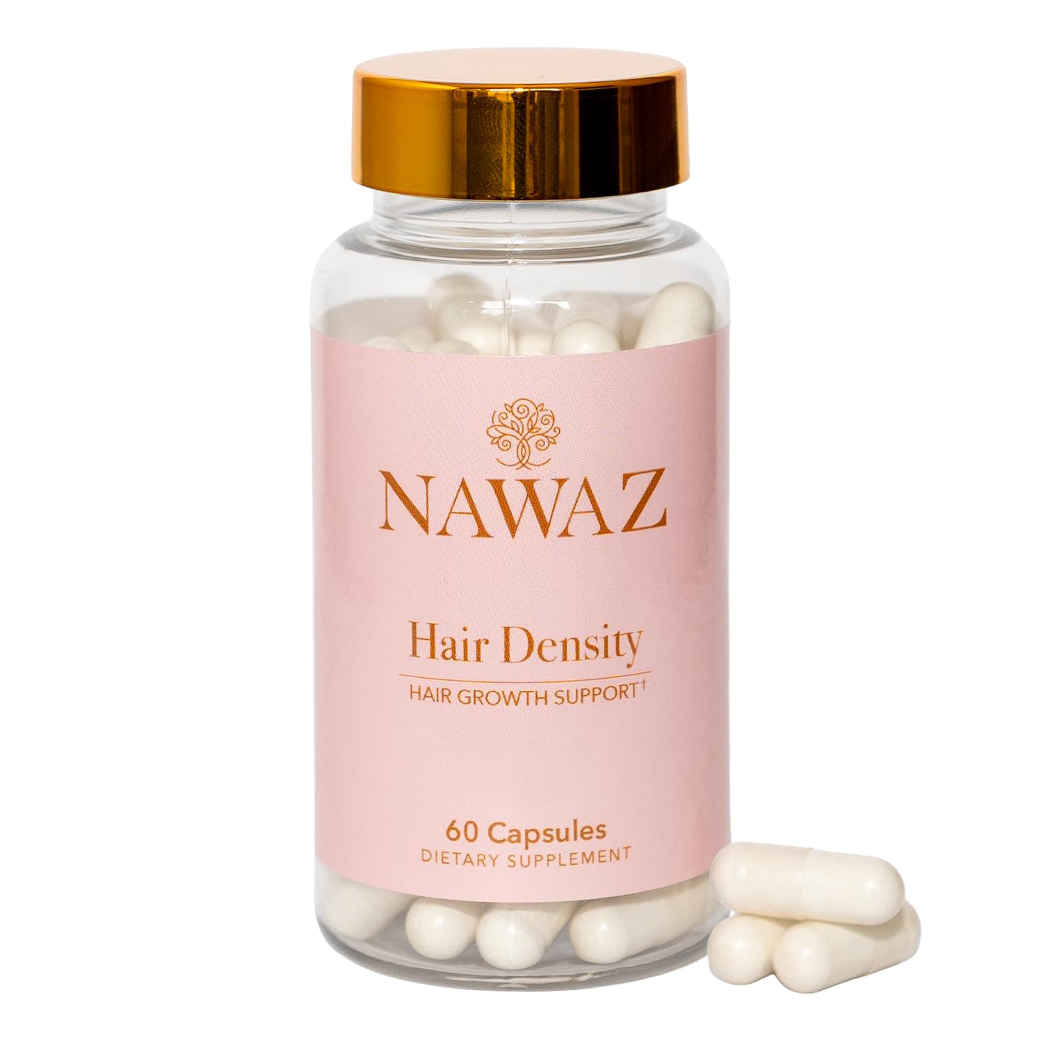 NAWAZ Hair Growth Vitamins for Women Capsules 60 Count