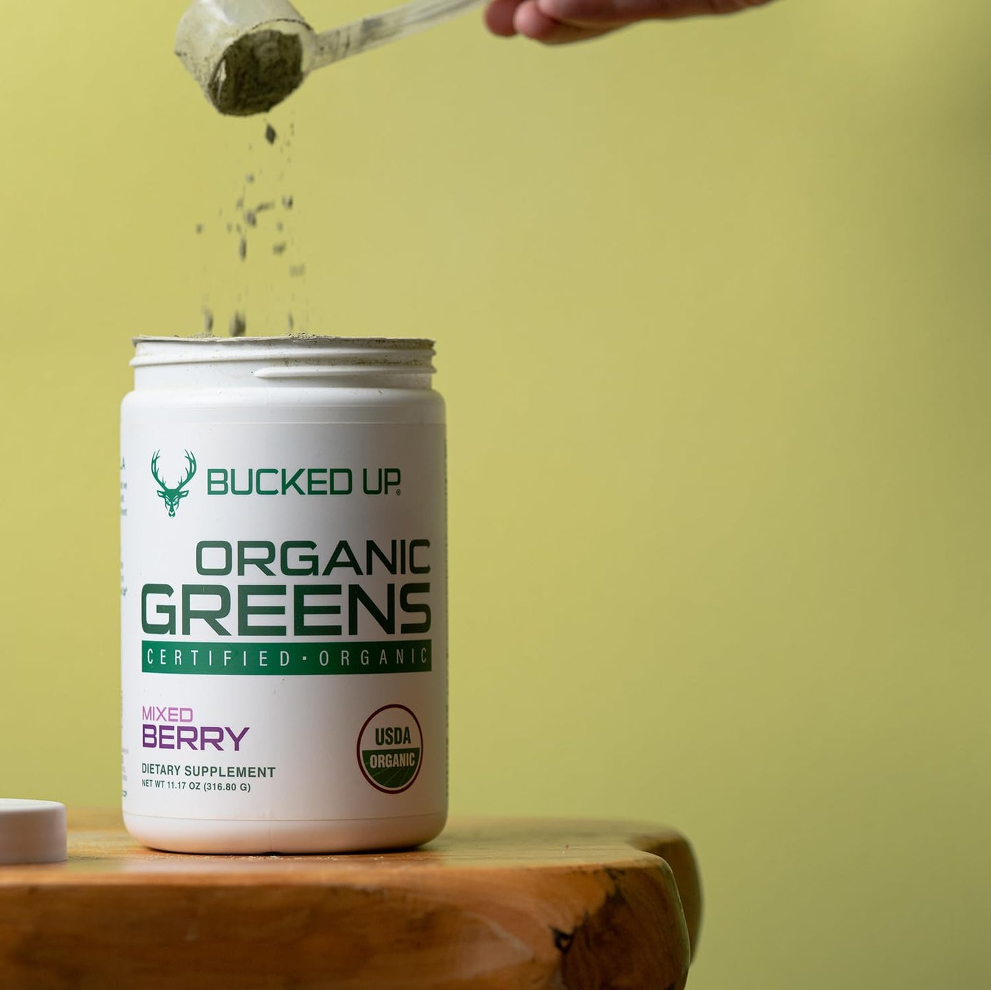 Bucked Up Greens Superfood Powder Mixed Berry, 11.07 oz
