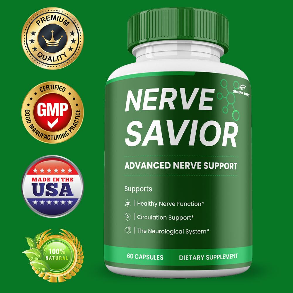 Shark Labs Nerve Savior Cognitive Capsules, 60 Capsules