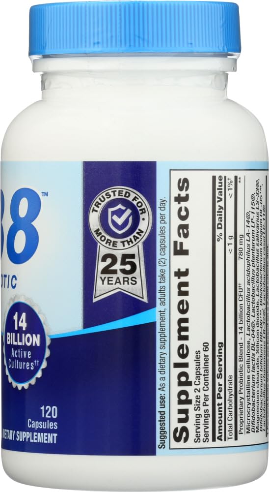 Nutrition Now PB8 Acidophilus Probiotic Capsules, 120 Count