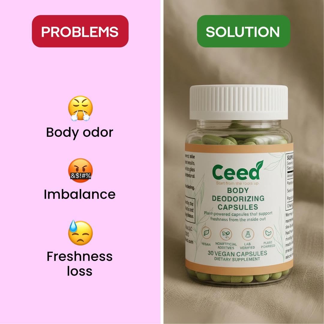 Ceed Body Deodorizing Capsules 30 Capsules