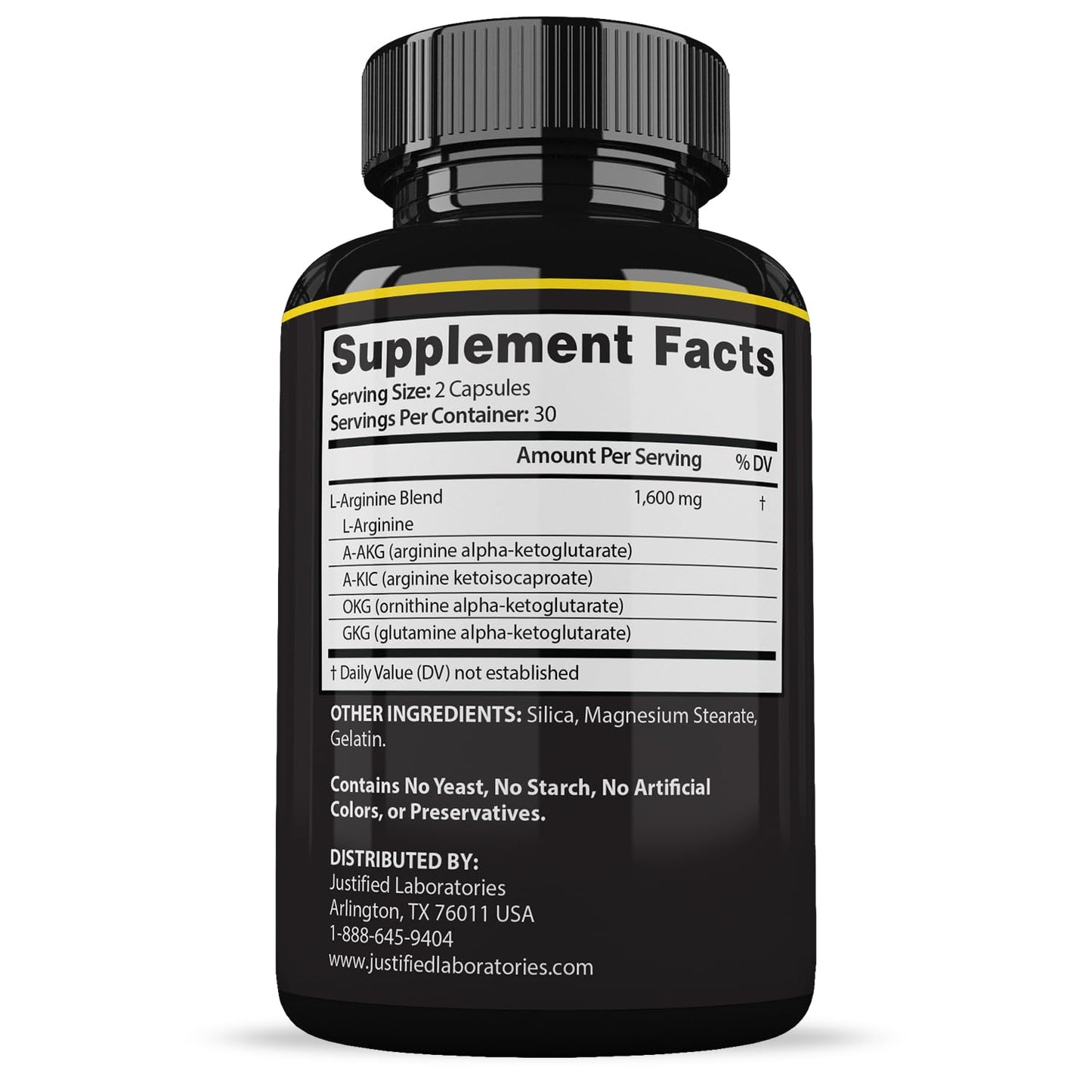 Justified Laboratories Maasalong Max Capsule, 1 Count