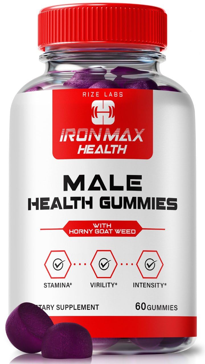 Rize Labs Iron Max Men's Health Gummies 60 Gummies