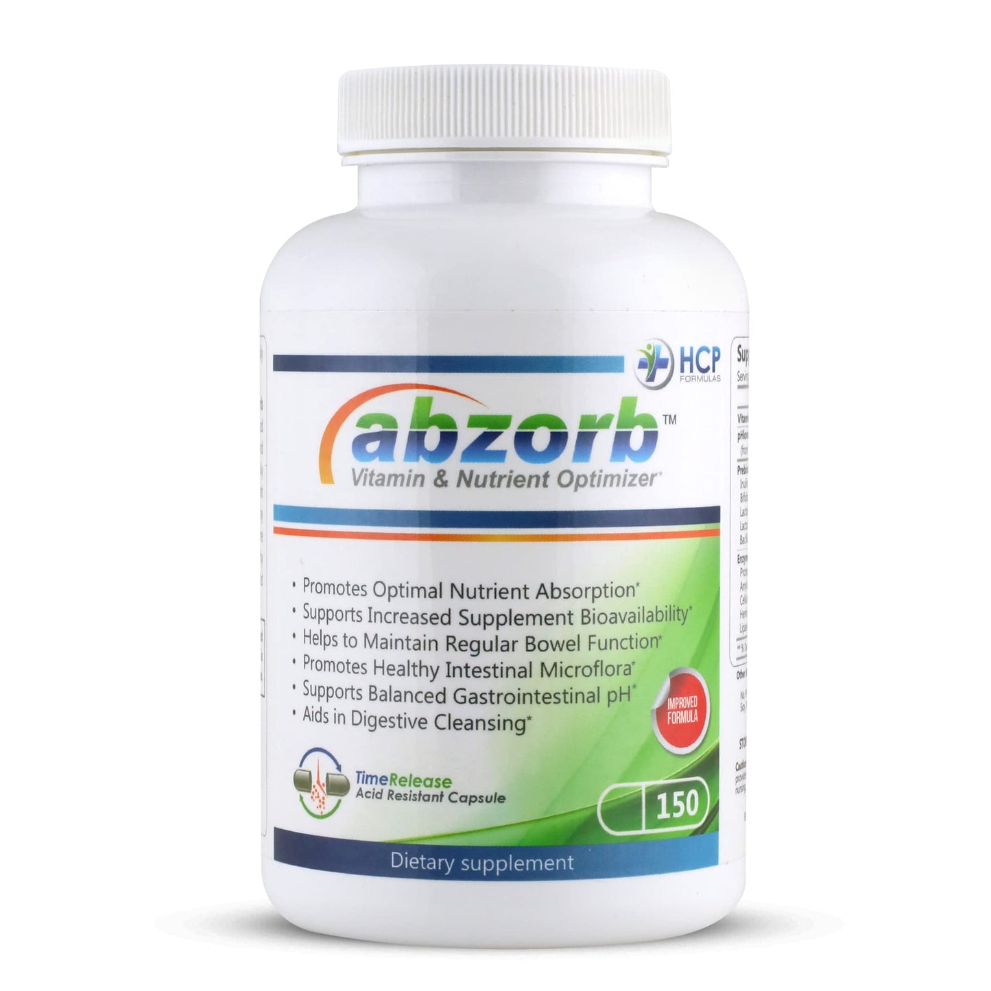 HCP Formulas Abzorb Capsule 150 Capsules