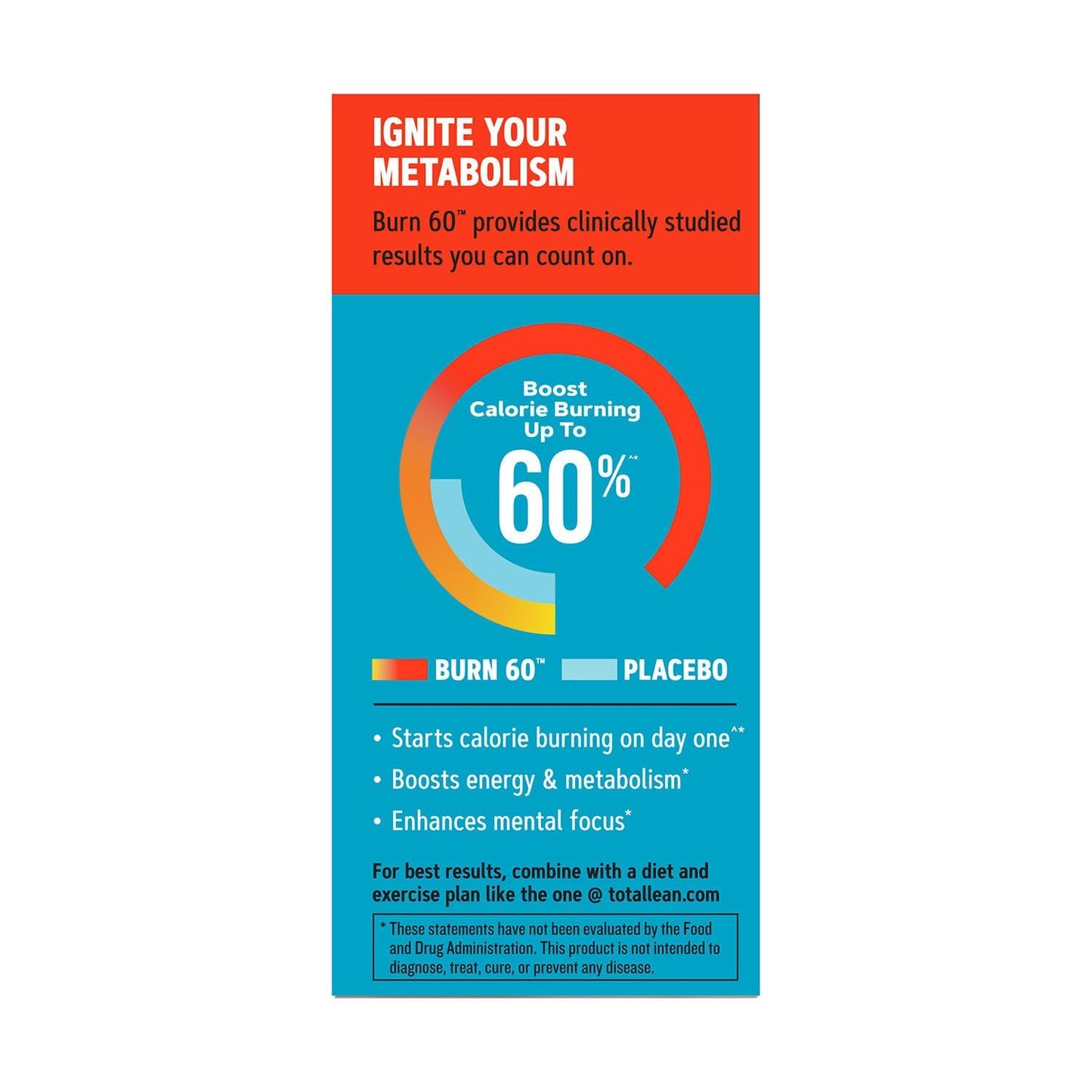 GNC Total Lean Burn Caplets 30 Count