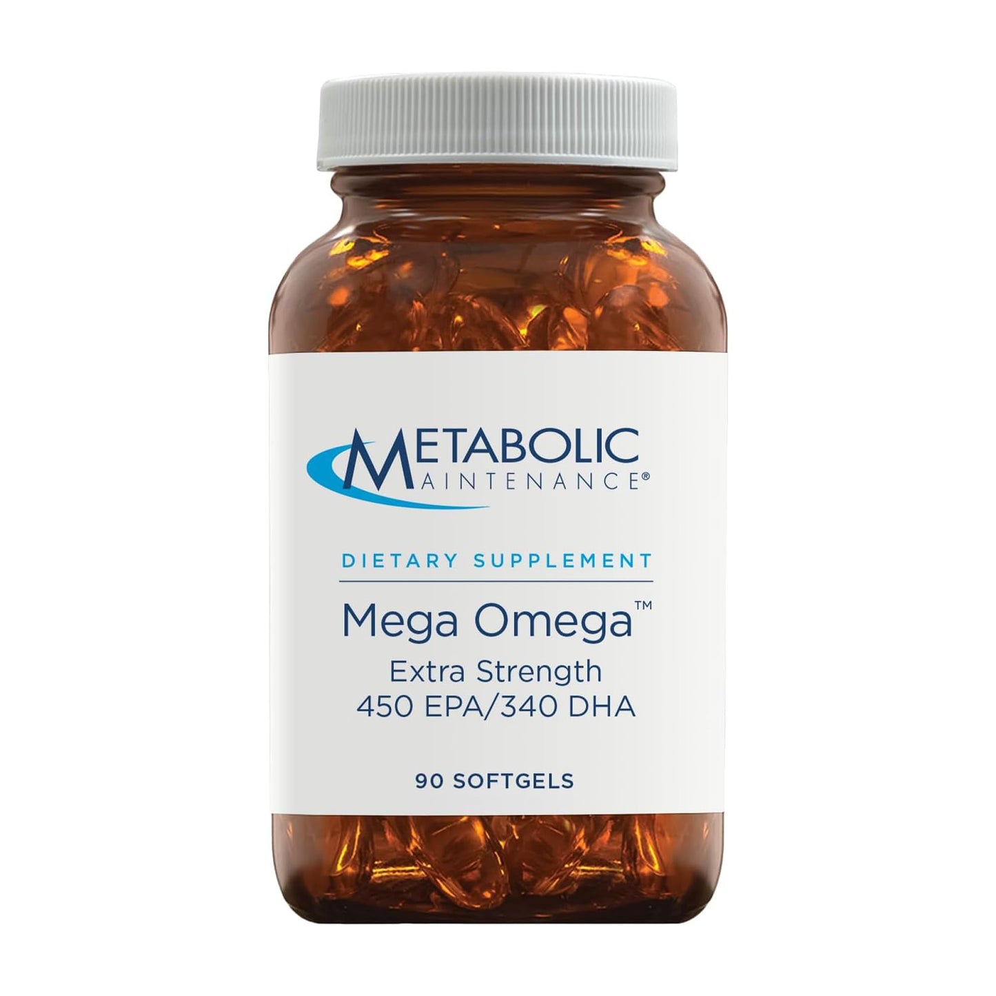 Metabolic Maintenance Omega-3 High EPA and DHA Fish Oil Capsule, 100 Count