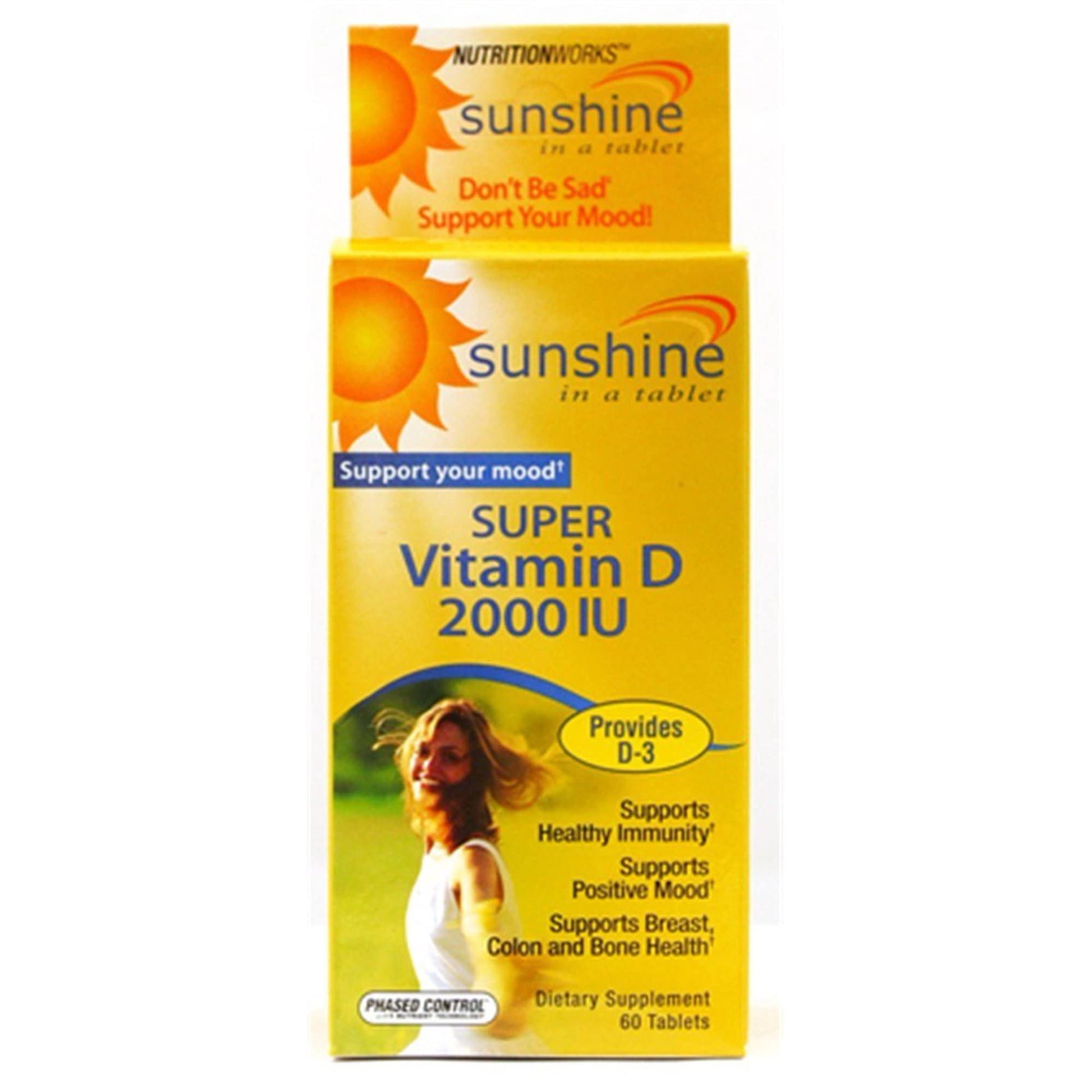 Windmill Vitamin D3 2000 IU, 60 Tablets