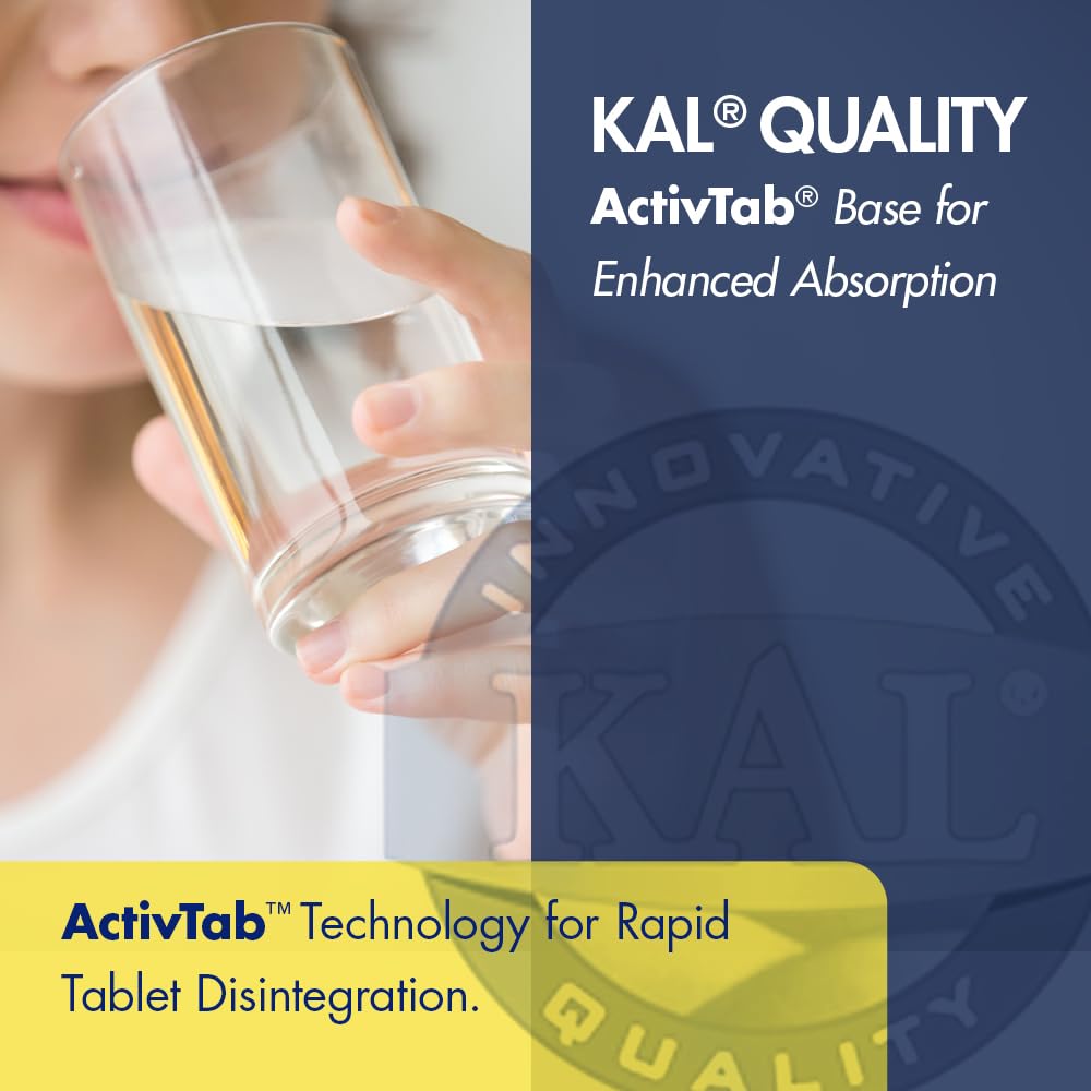 KAL Malic Acid with Magnesium Tablets, 120 Count
