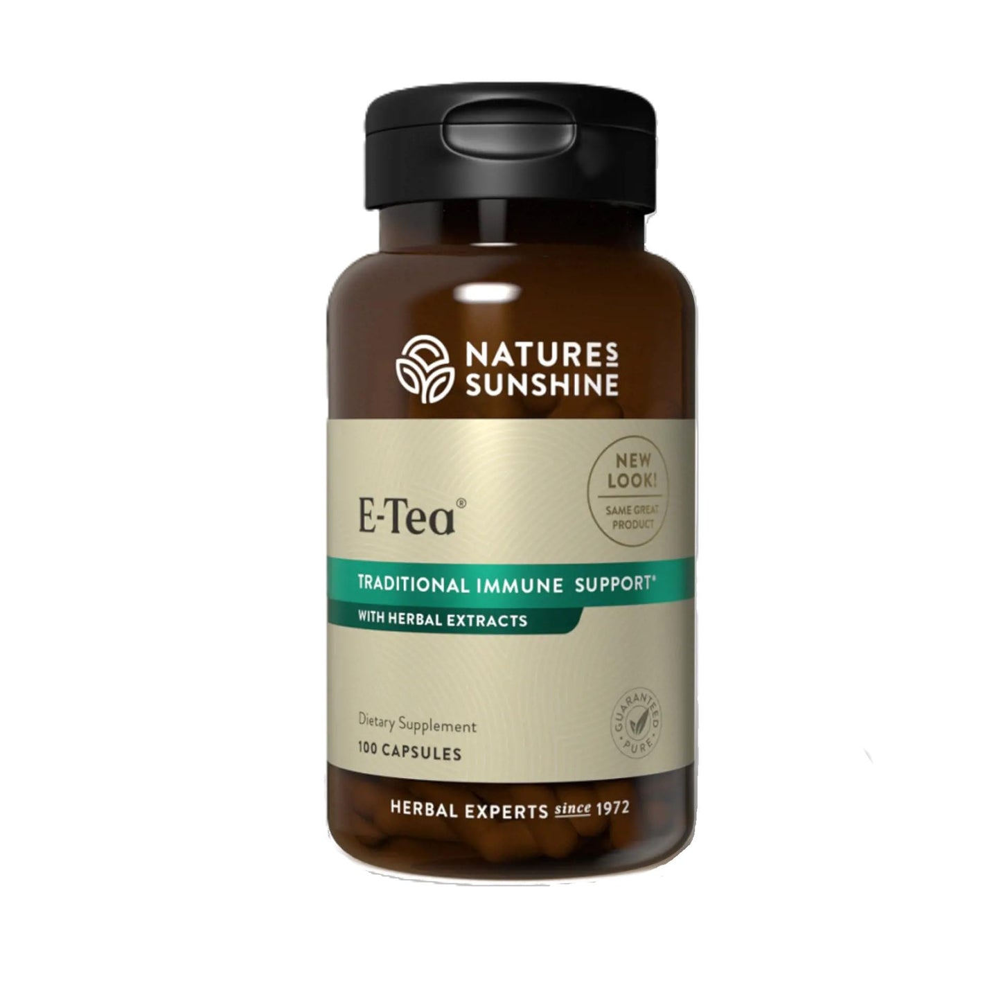 Nature's Sunshine E-Tea Capsules 100 Count
