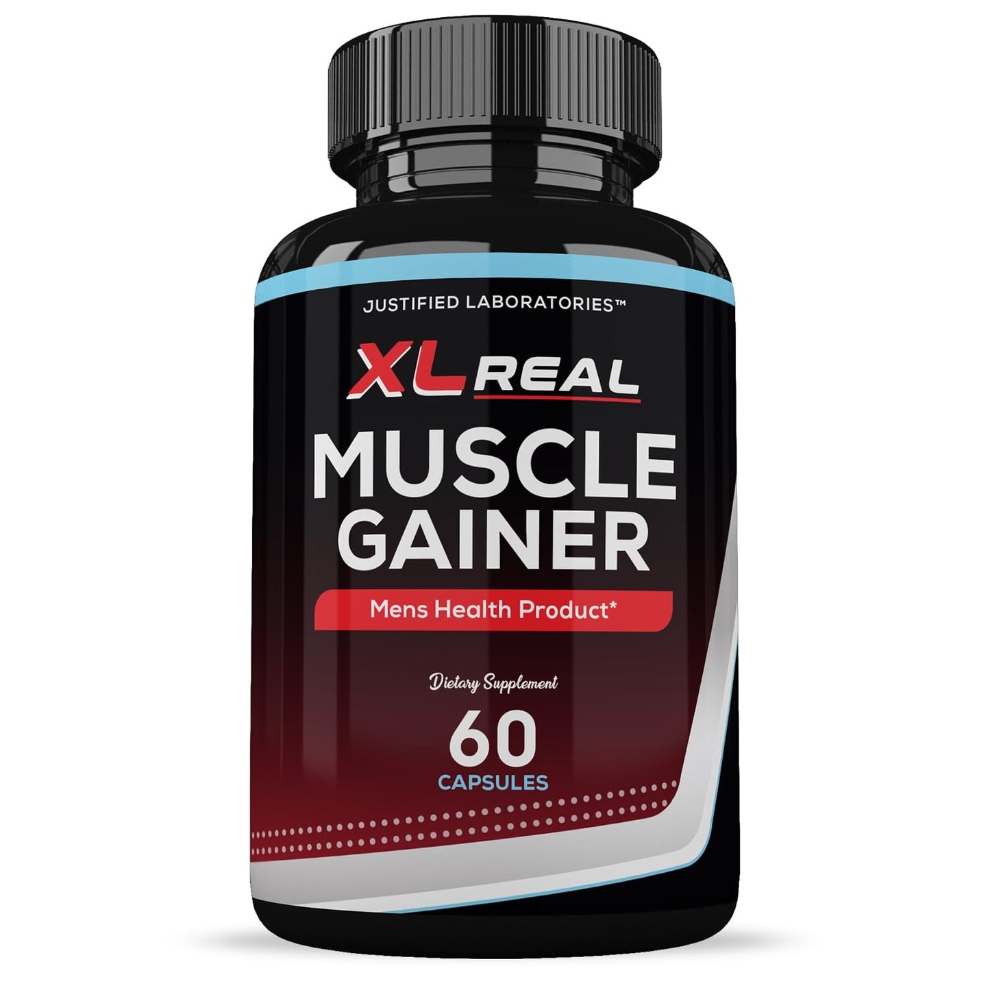 Justified Laboratories XL Real Muscle Gainer Advanced Men's Heath Formula 60 Capsules