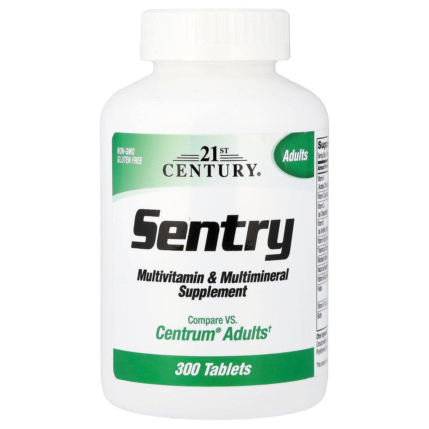 21st Century Vitamins Sentry Multivitamin & Multimineral, 300 Tablets