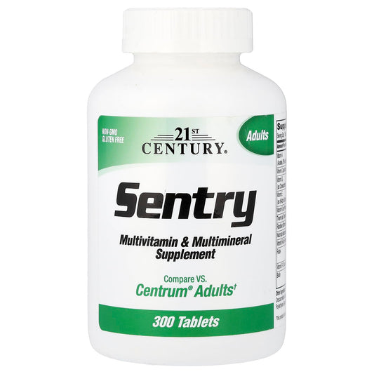 21st Century Vitamins Sentry Multivitamin & Multimineral, 300 Tablets