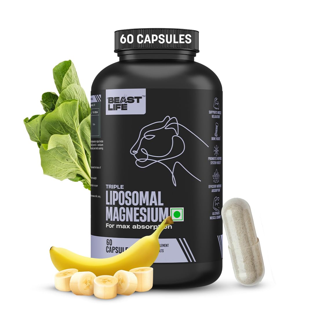 BEASTLIFE Triple Liposomal Magnesium 60 Capsules