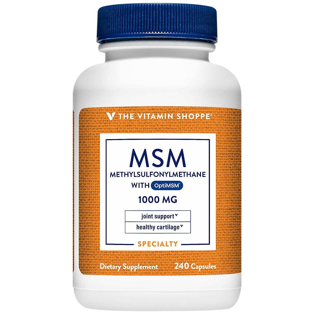 The Vitamin Shoppe MSM 1,000 240 Capsules