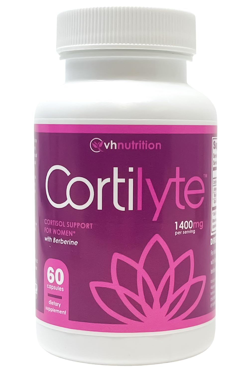 VH Nutrition CortiLyte with Ginkgo Biloba Capsules 60 Count