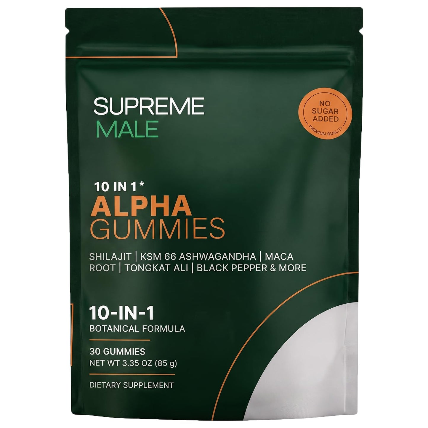 Rtettoa Supreme Male Alpha Gummies, 30 Count