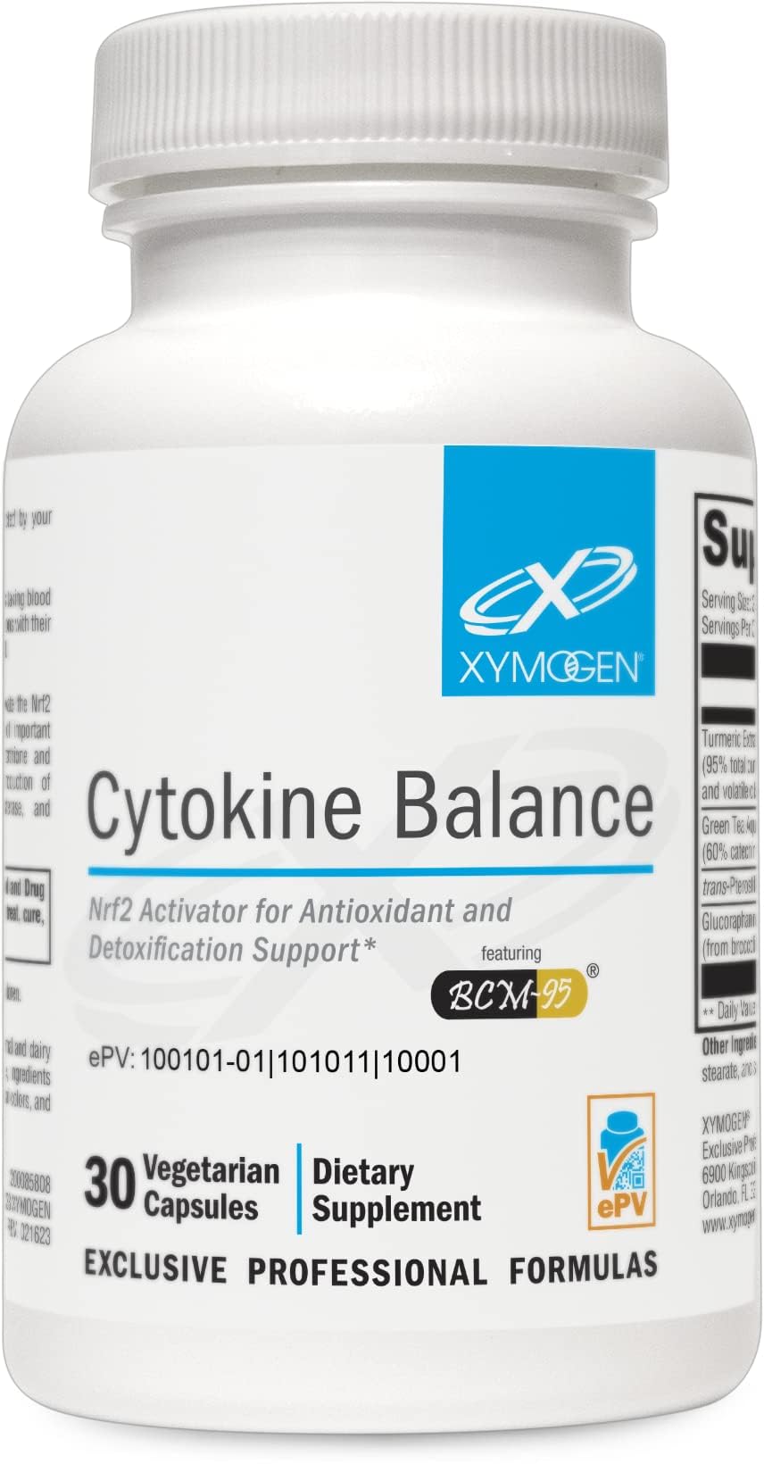 XYMOGEN Cytokine Balance Capsules, 30 Count