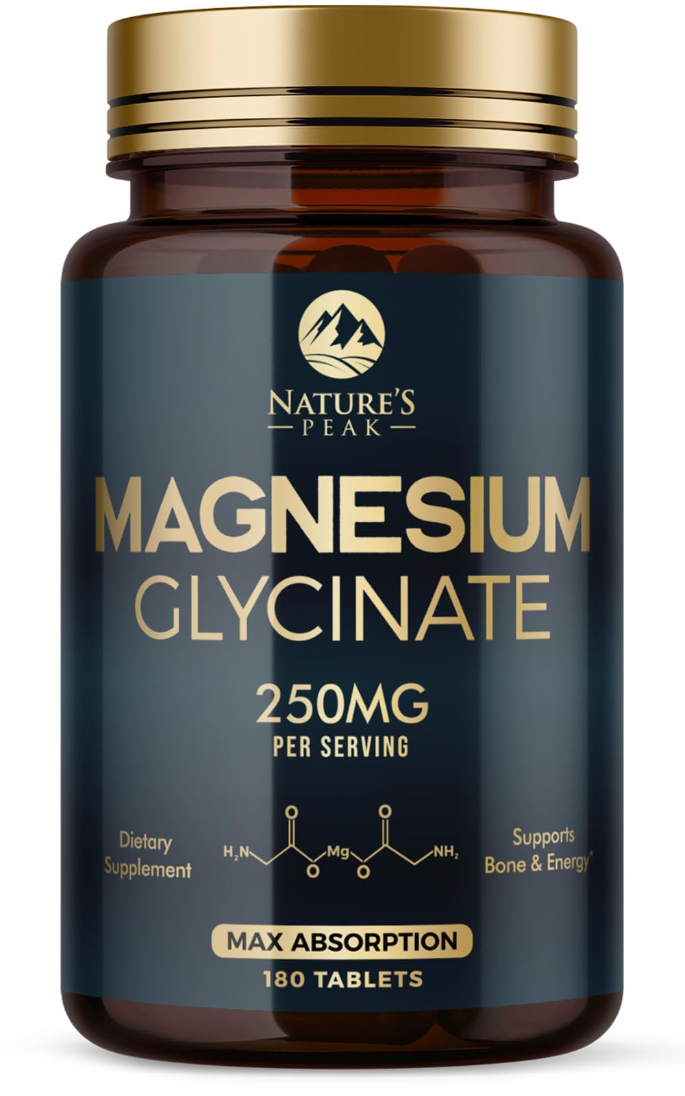 Nature's Peak Magnesium Glycinate Capsules 180 Count