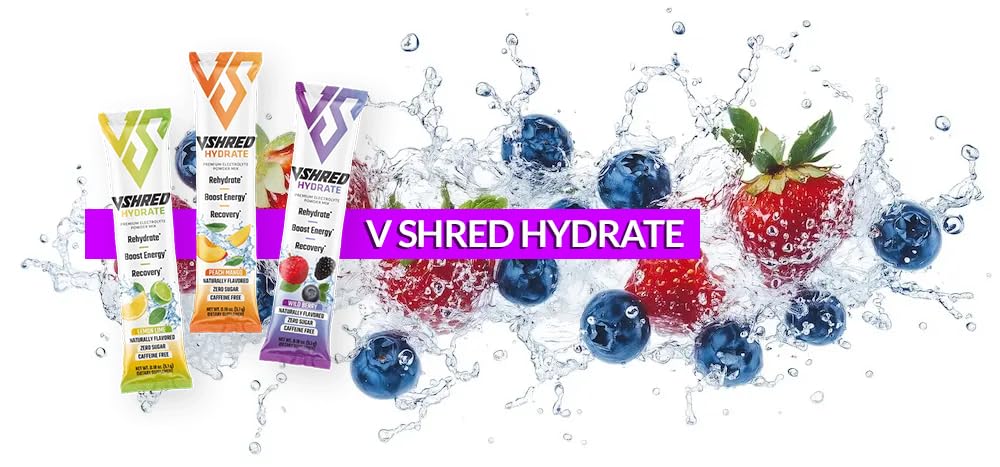 V Shred Wildberry Powder, 30 Packs