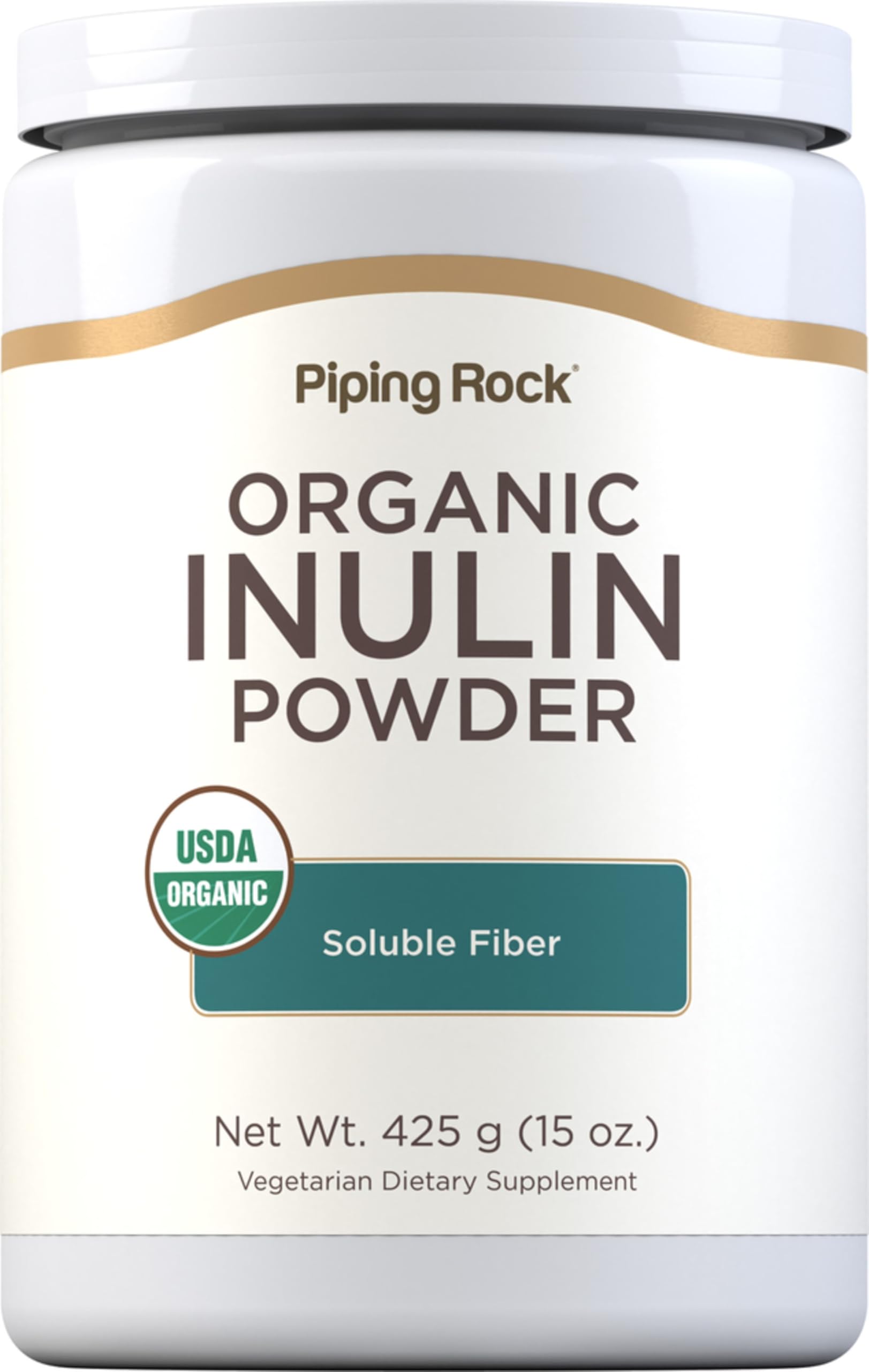 Piping Rock Organic Inulin Powder 15 Ounce