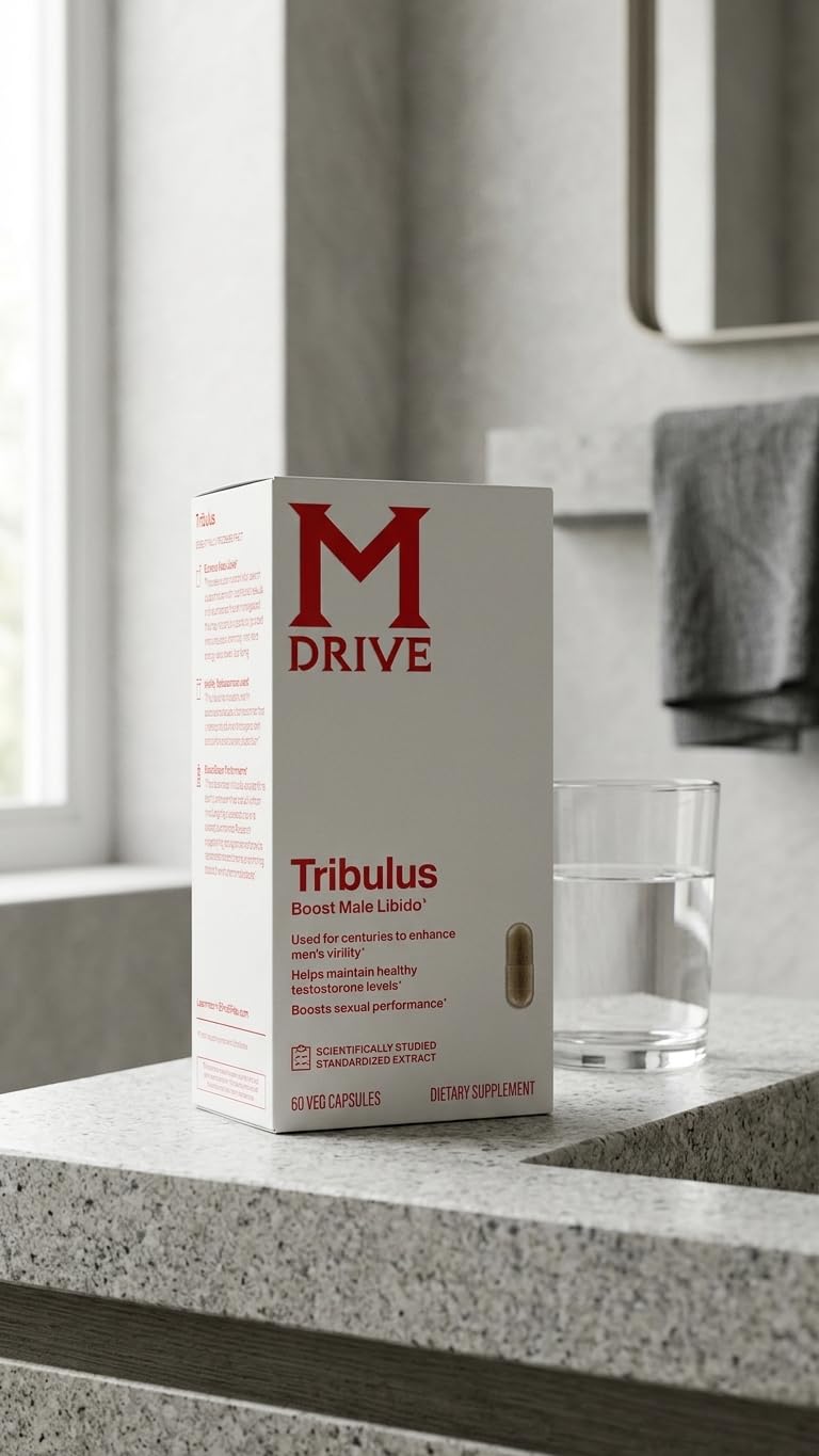 Mdrive Tribulus Terrestris 45% Saponins Capsules, 60 Count