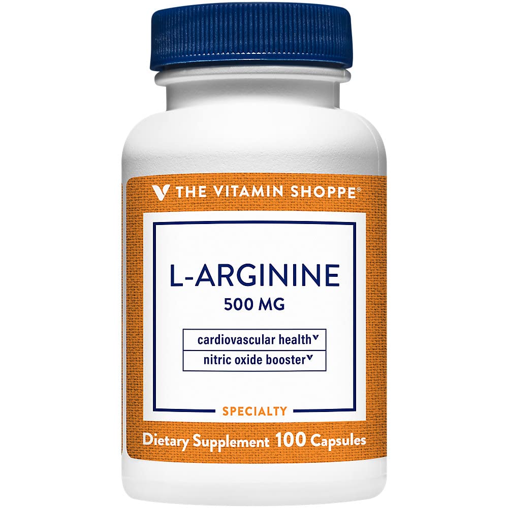 The Vitamin Shoppe L-Arginine 500 MG Capsule 1 Count