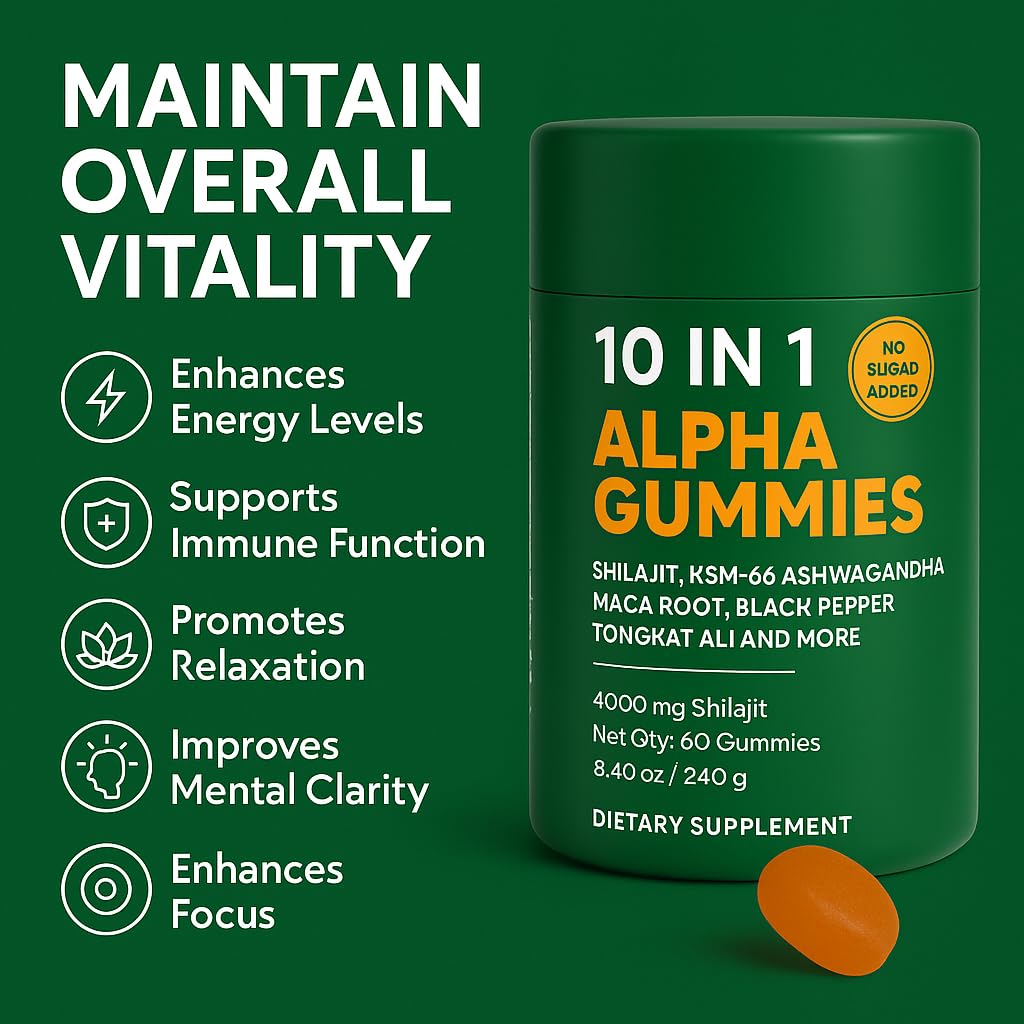 Hanachi Shilajit Gummies 60 Count