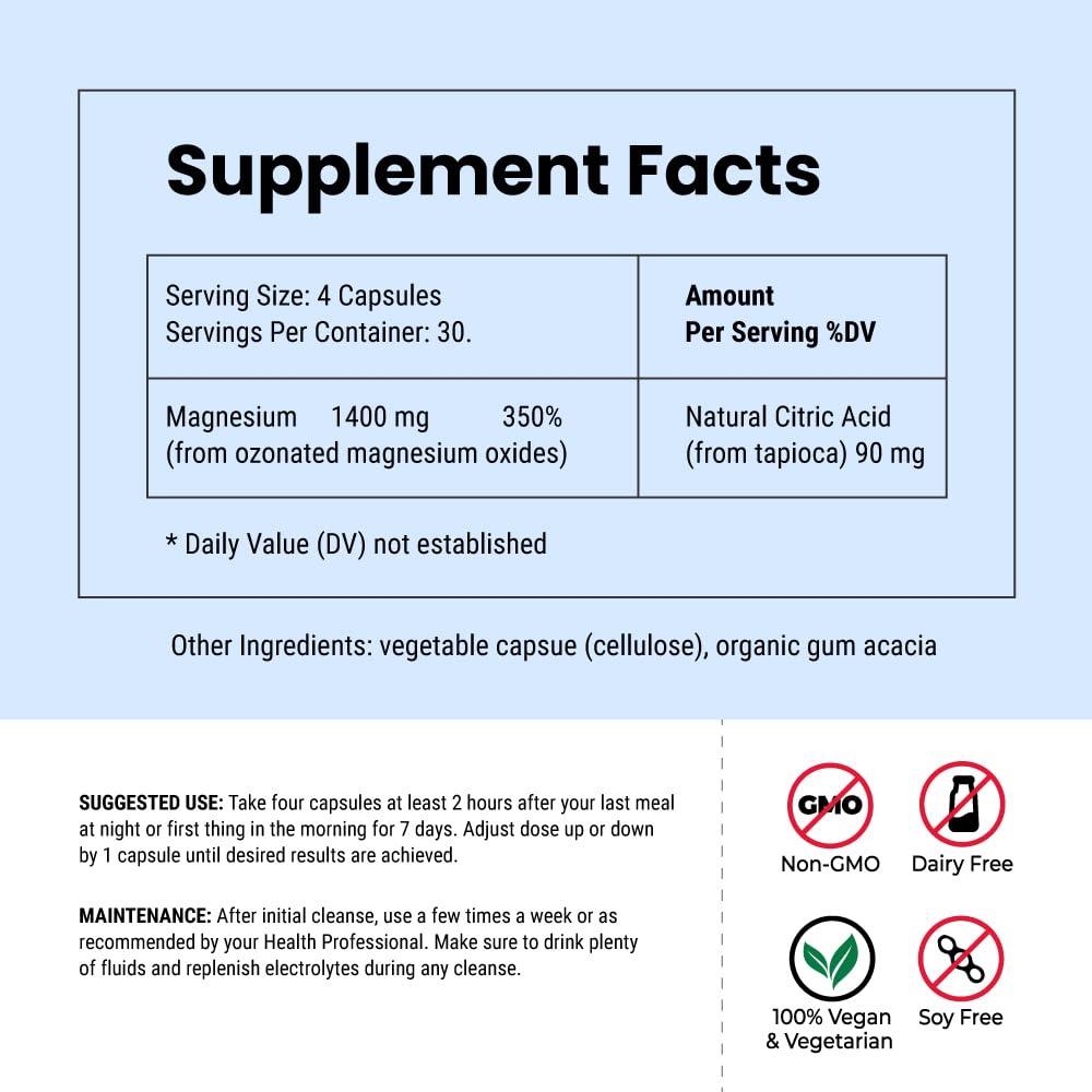 Oxygen America Super OxyFlush Capsules, 120 Count