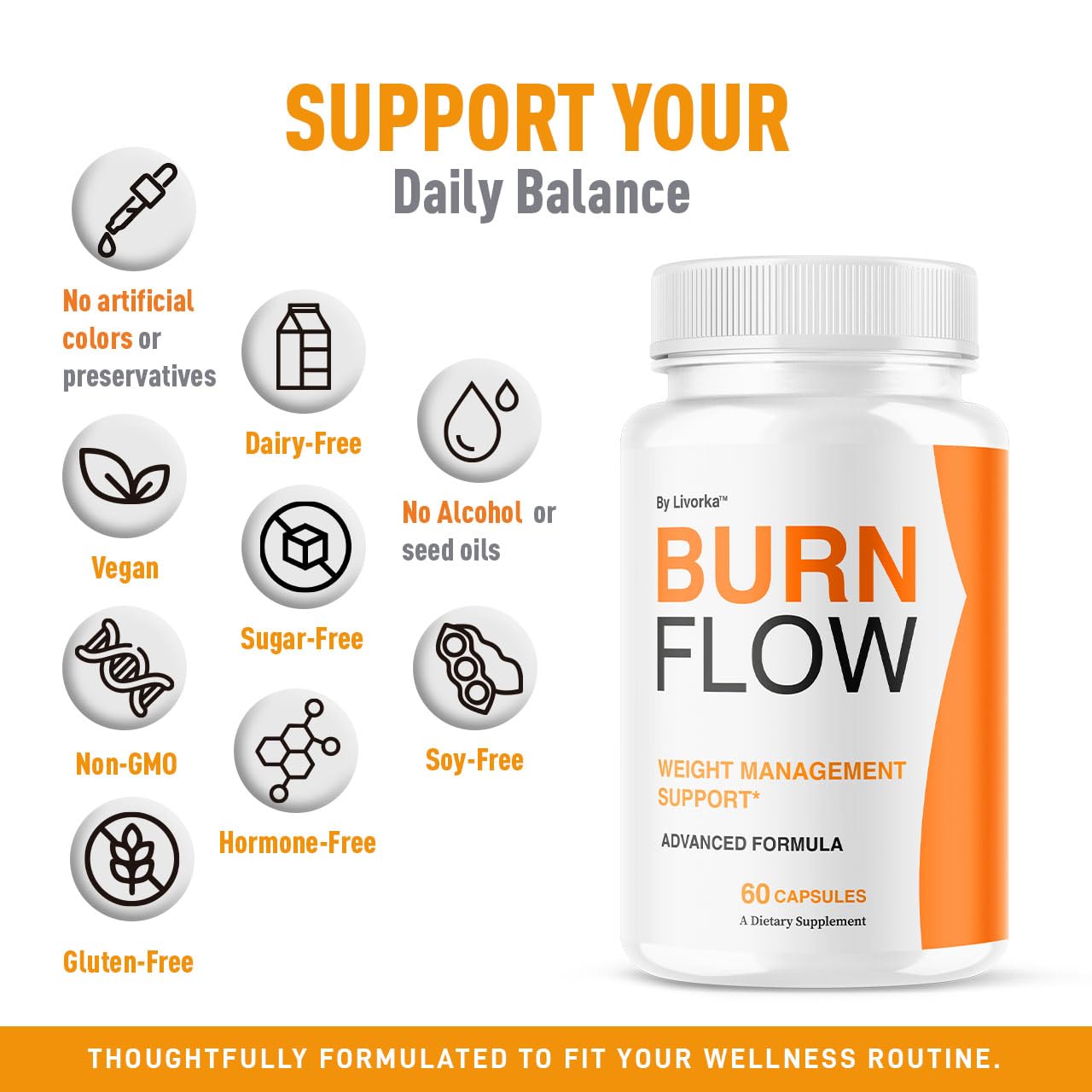 LIVORKA Burn Flow Capsules 300 Capsules