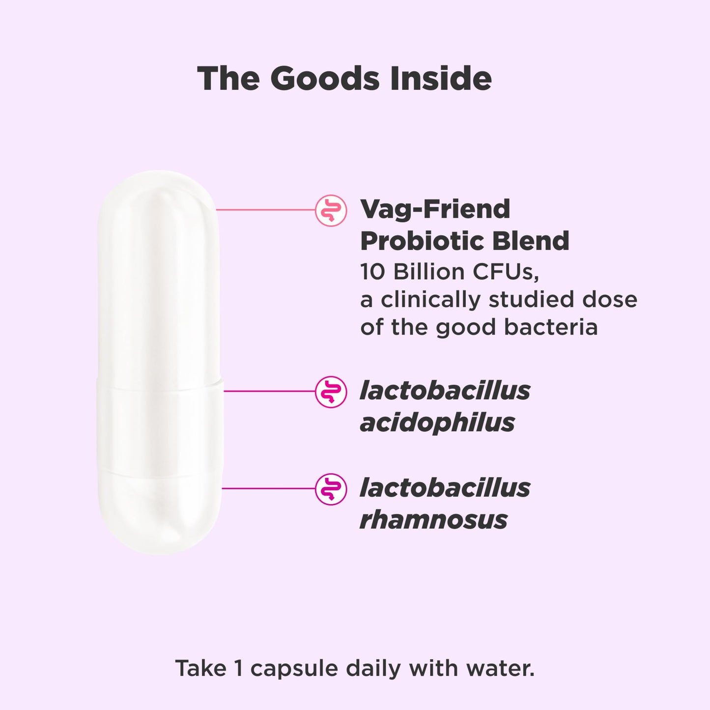 OLLY Happy Hoo-Ha Probiotic for Women Vaginal Health Capsules, 25 Count & Metabolism Gummy Rings for Energy, 30 Count