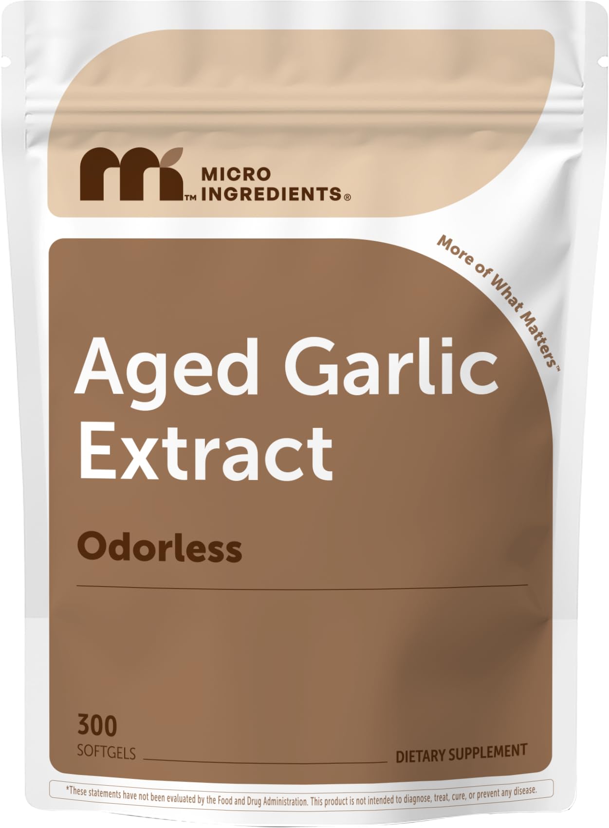 Micro Ingredients Odorless Garlic Softgels 300 Count