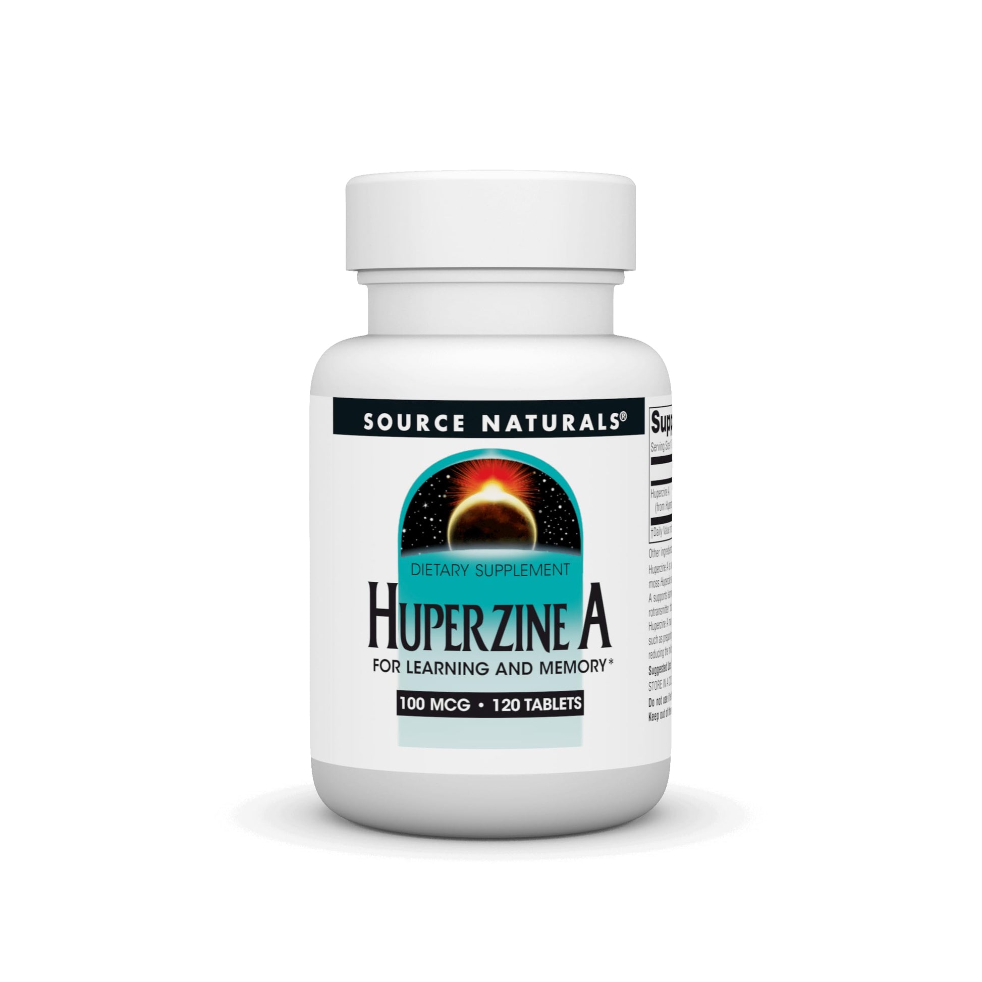 Source Naturals Huperzine A for Learning and Memory 100mcg Tablets, 120 Count