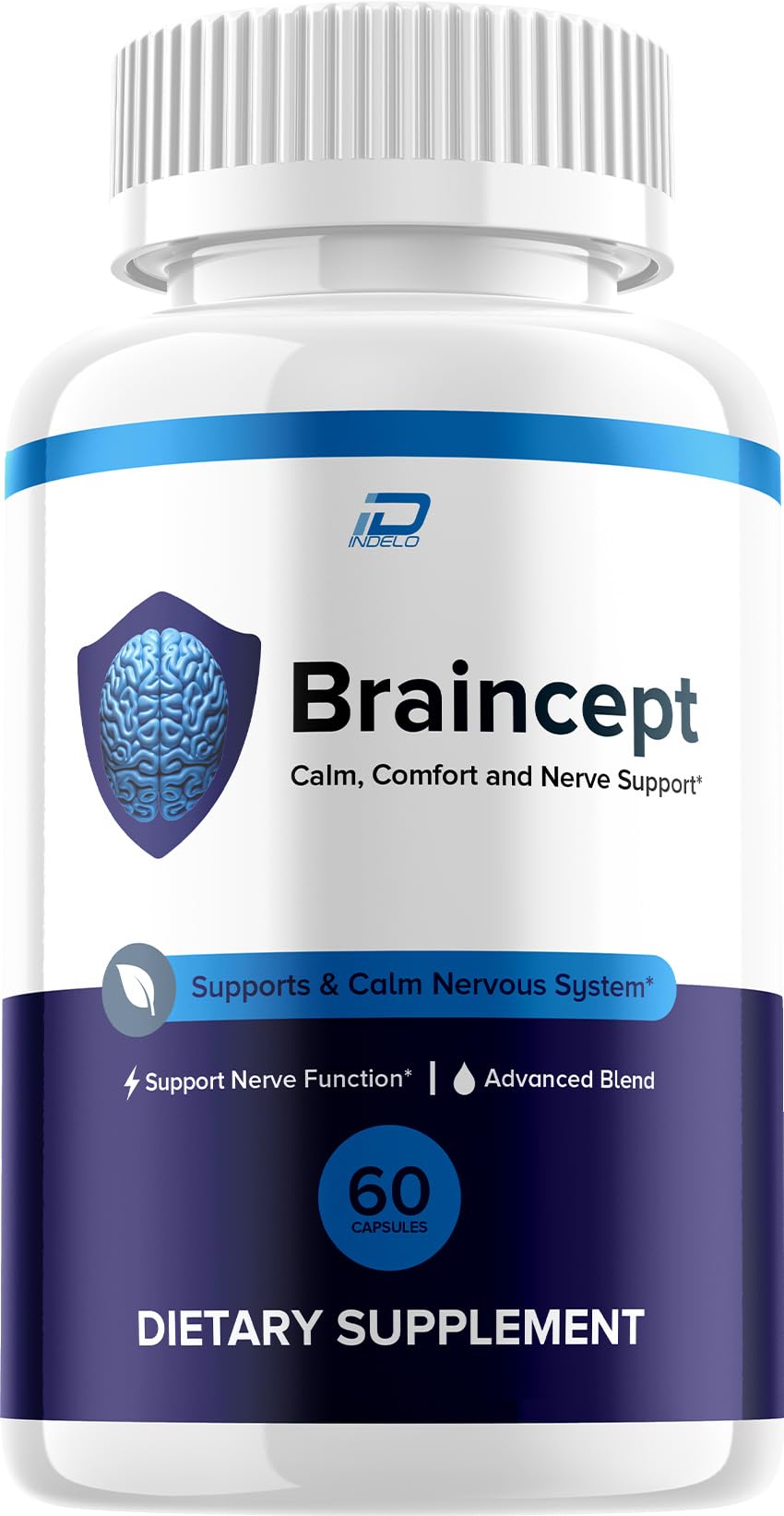 Indelo Braincept Advanced Formula Supplement Capsules, 60 Capsules