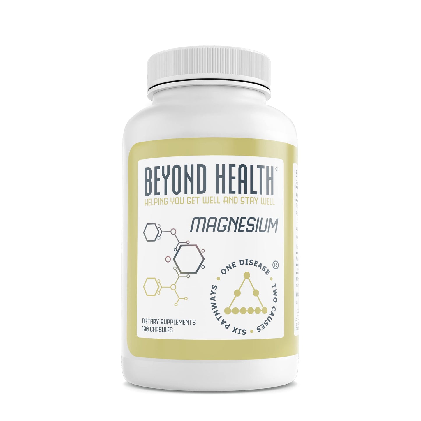 Beyond Health Magnesium - Supplement for Relaxation Capsule 100 Count