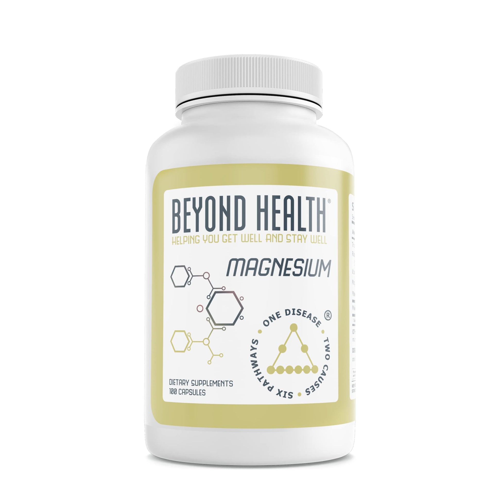 Beyond Health Magnesium - Supplement for Relaxation Capsule 100 Count