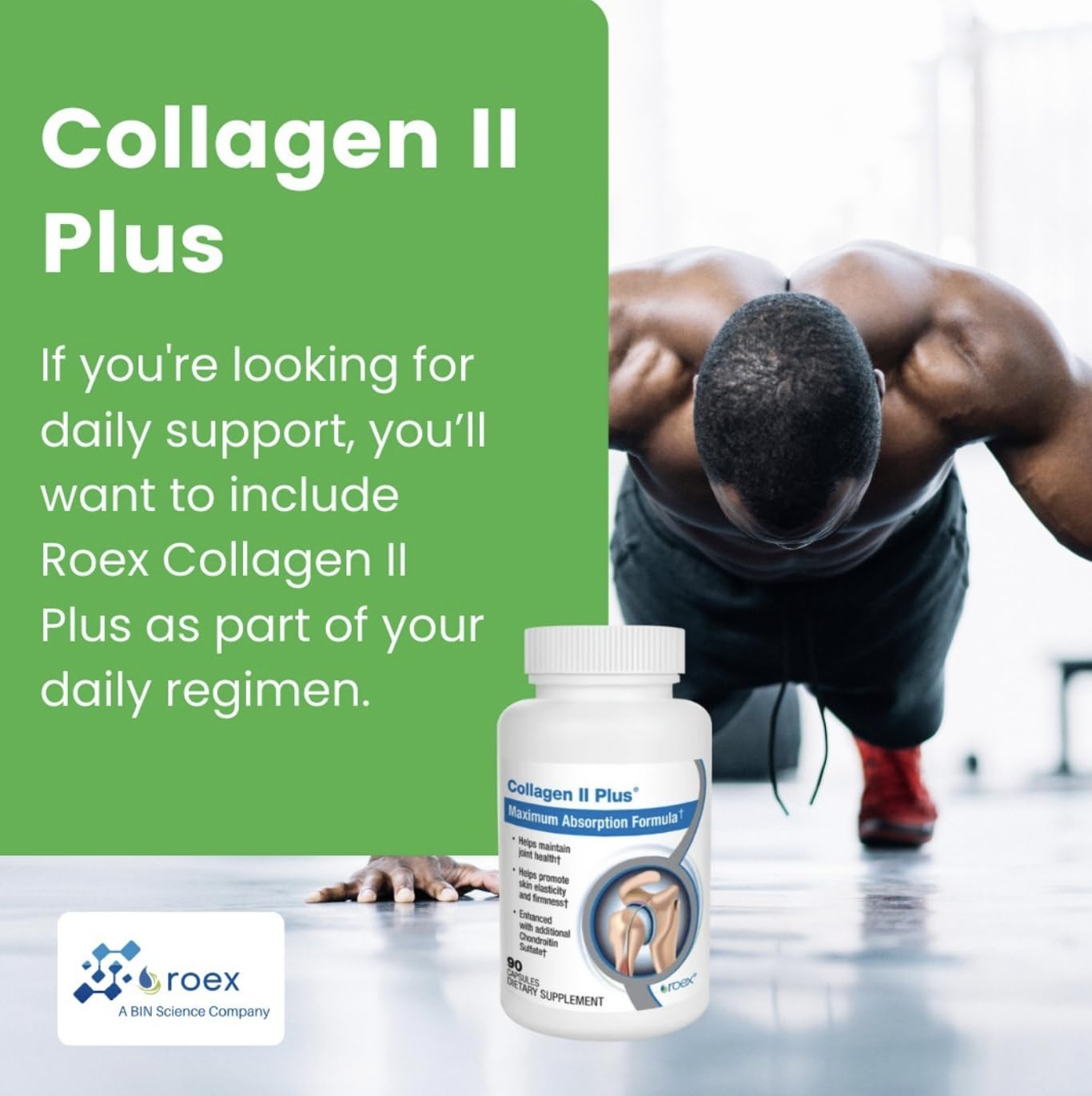 Roex Collagen II Plus Capsules, 90 Count