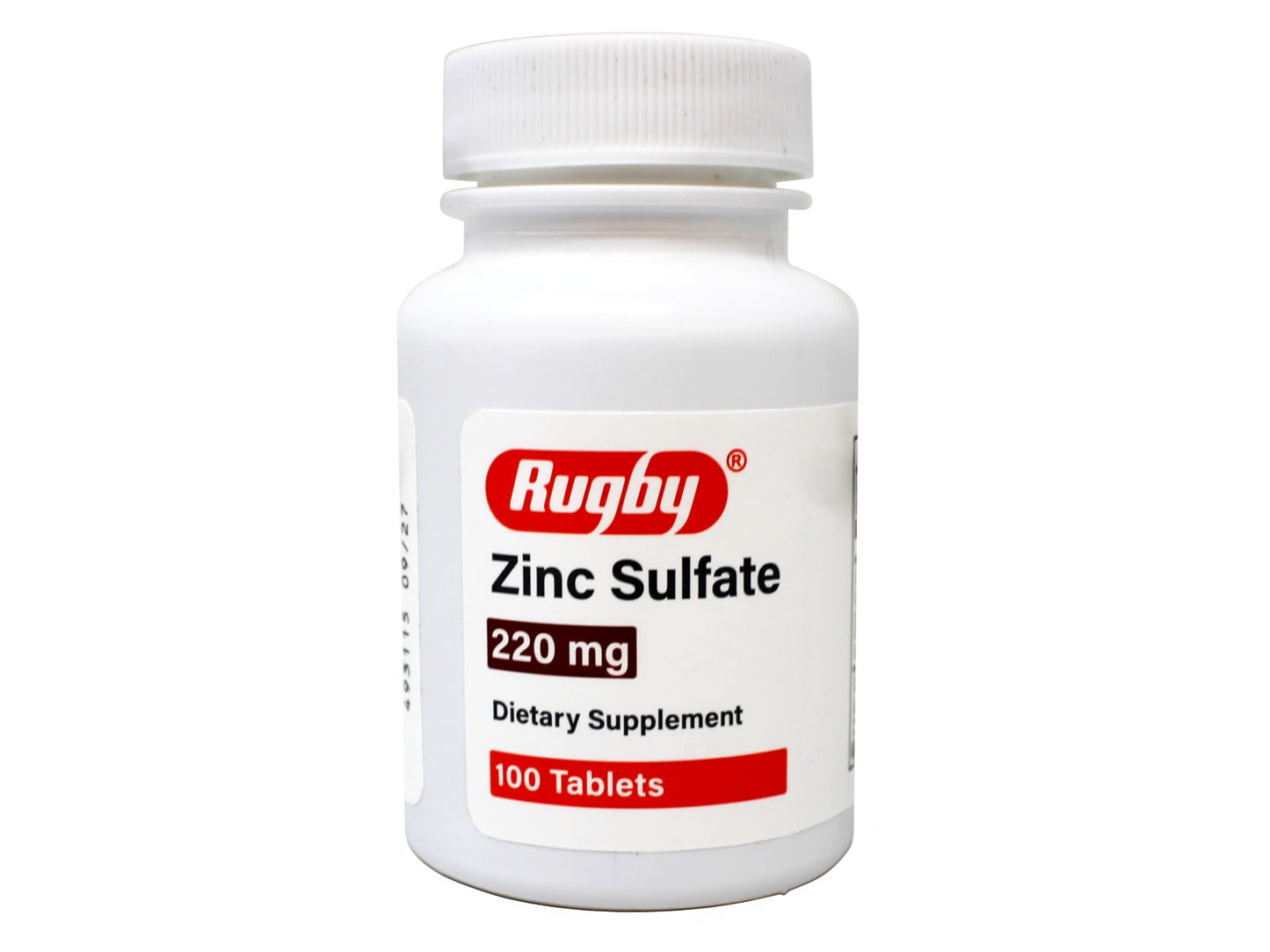 Zinc Sulfate 220 mg Tablets, 100 Tablets