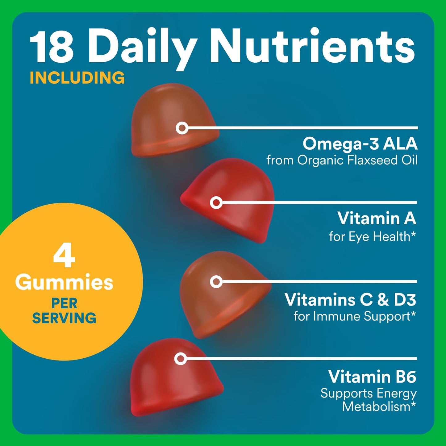 SmartyPants Multivitamin for Men Organic Gummies, 1 Count