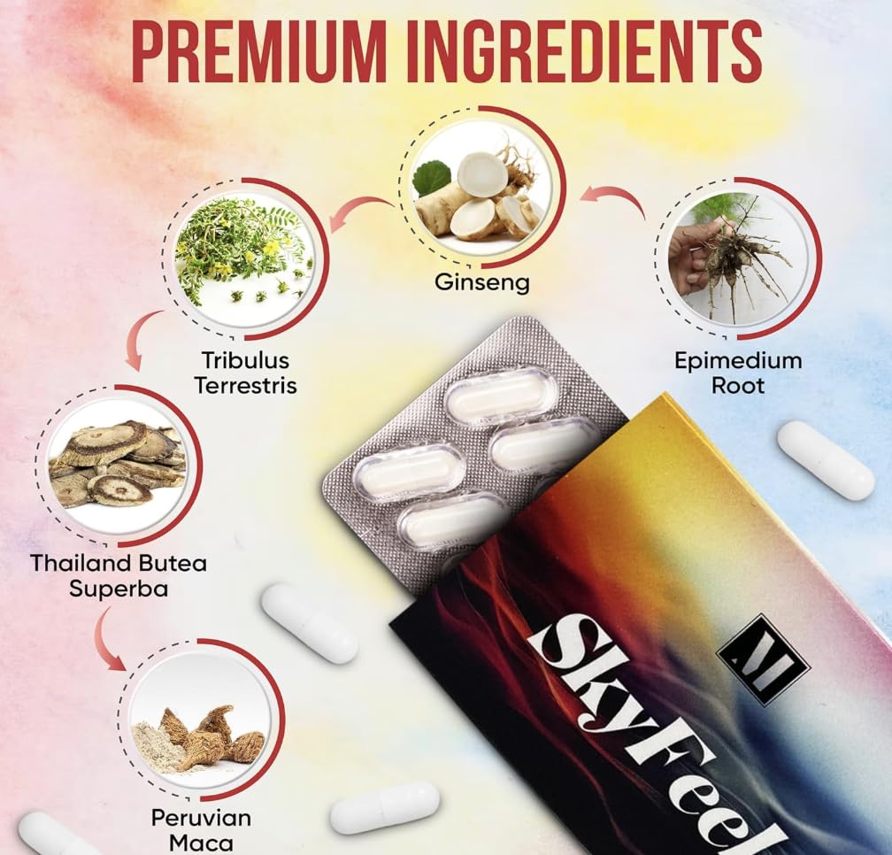 SkyFeel Sports Nutrition Supplement Capsules 10
