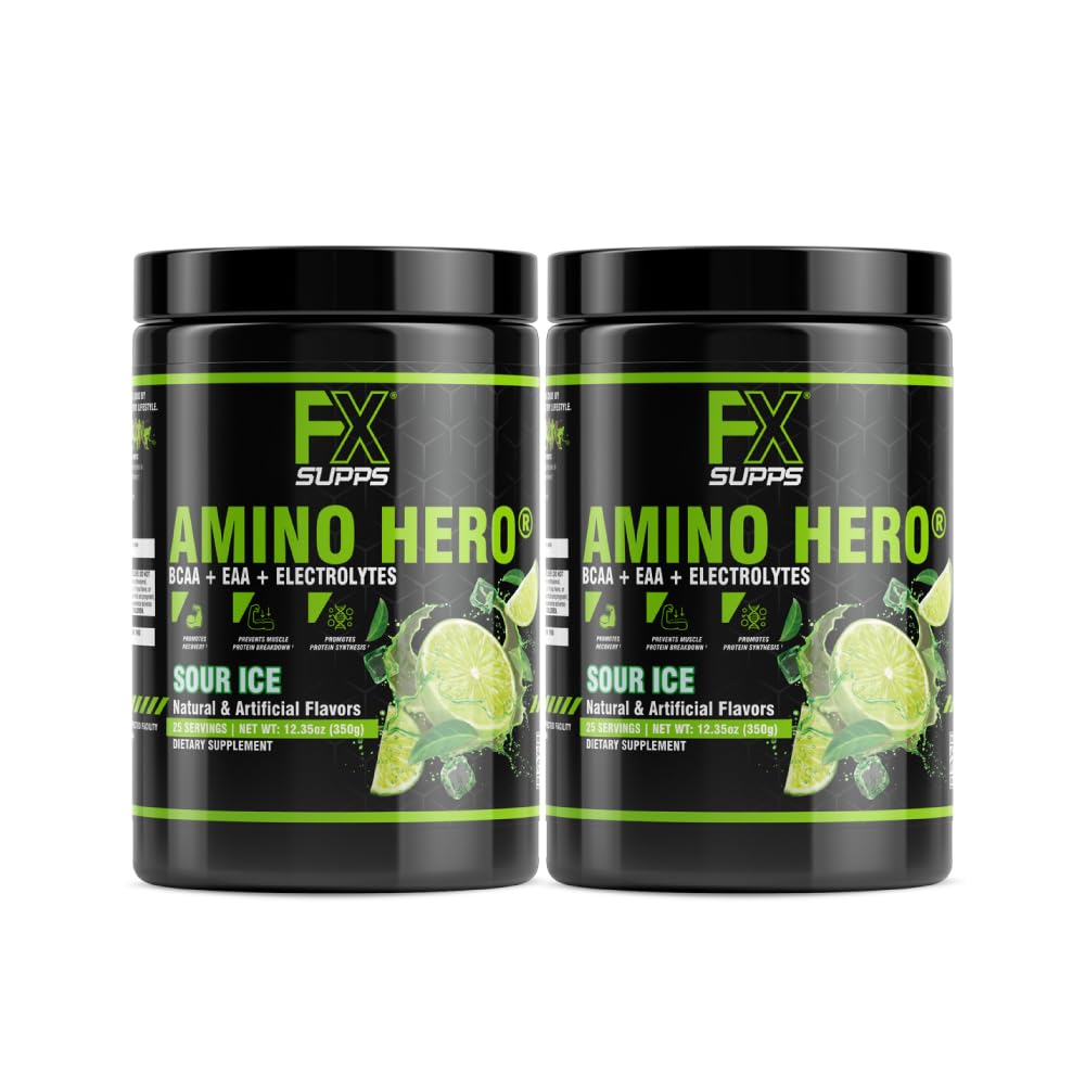 FXSUPPS Amino Hero Sour Ice Powder 24